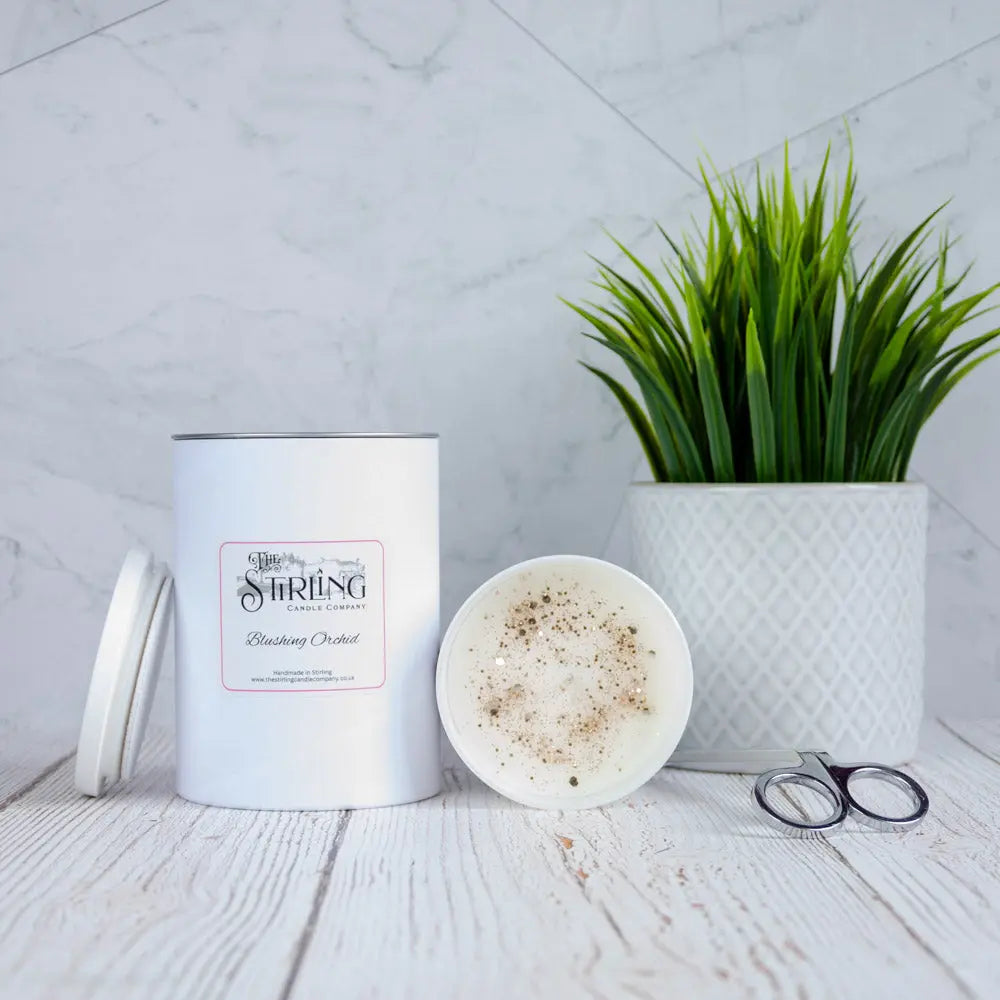Blushing Orchid – Large Candle The Stirling Candle Company