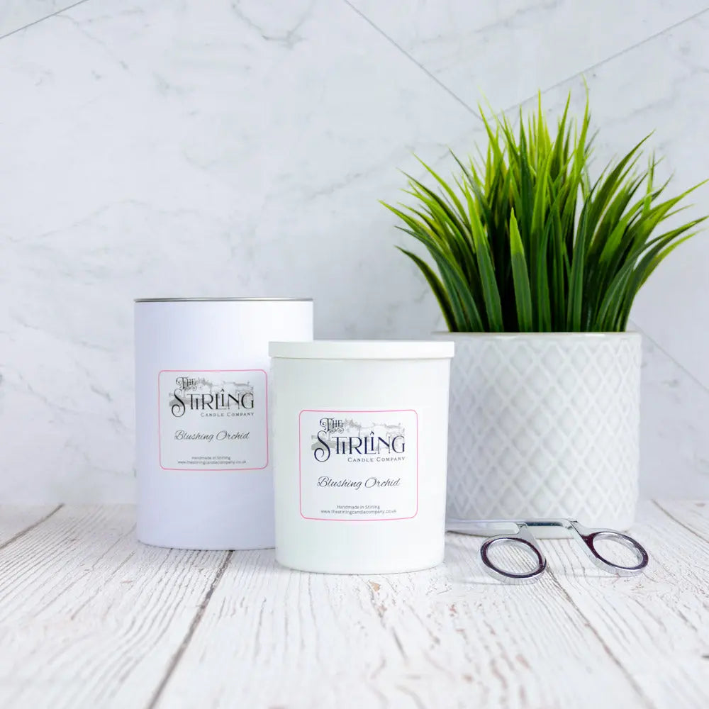 Blushing Orchid – Large Candle The Stirling Candle Company