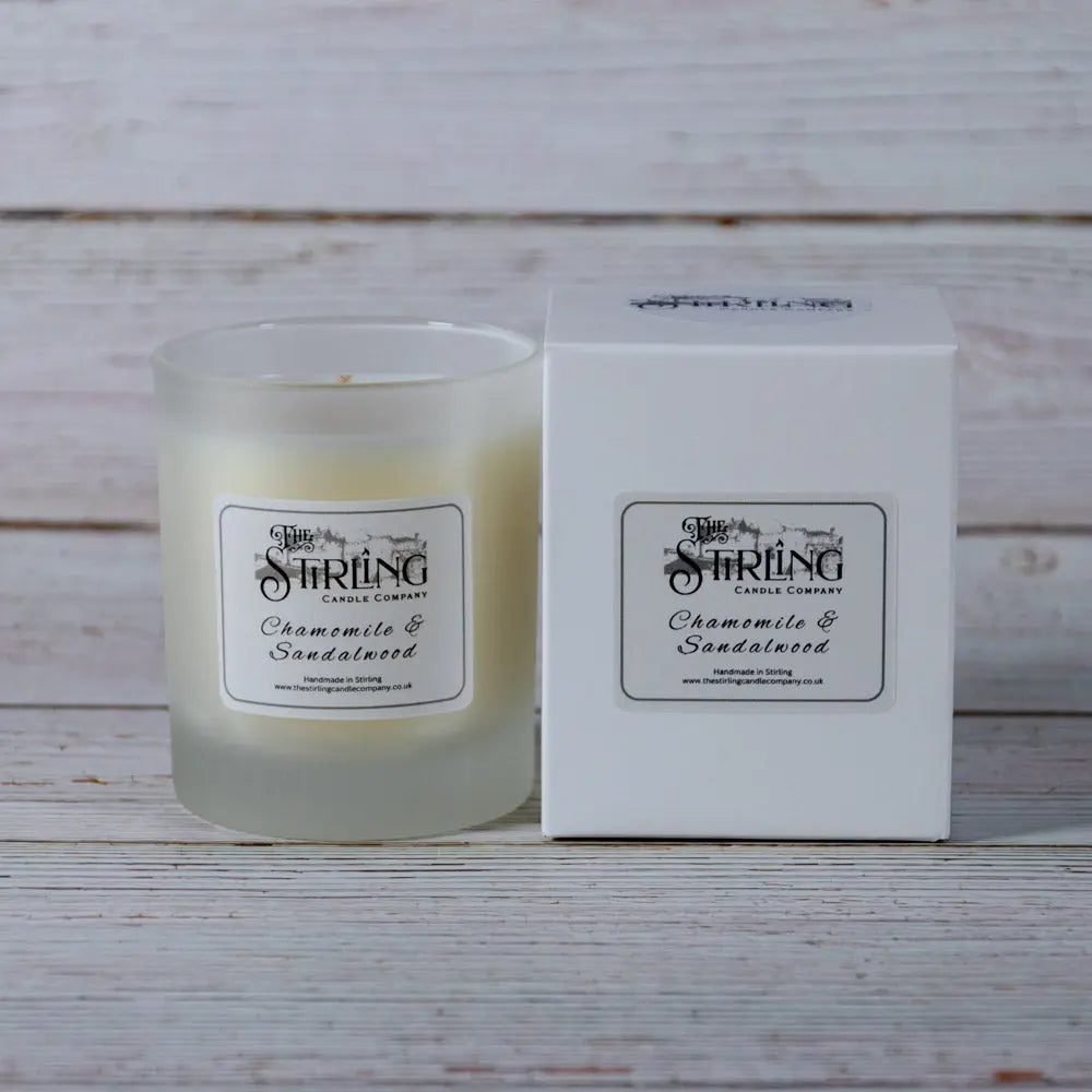 Chamomile & Sandalwood – Medium Candle The Stirling Candle Company