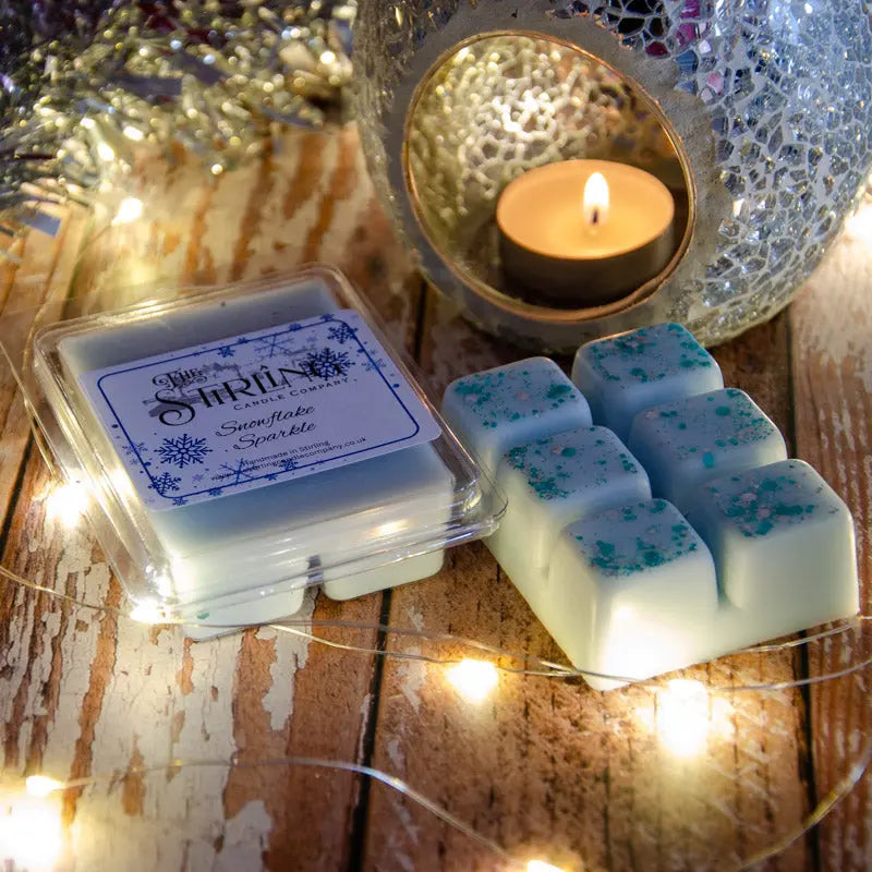 Snowflake Sparkle – Wax Melt Clamshell