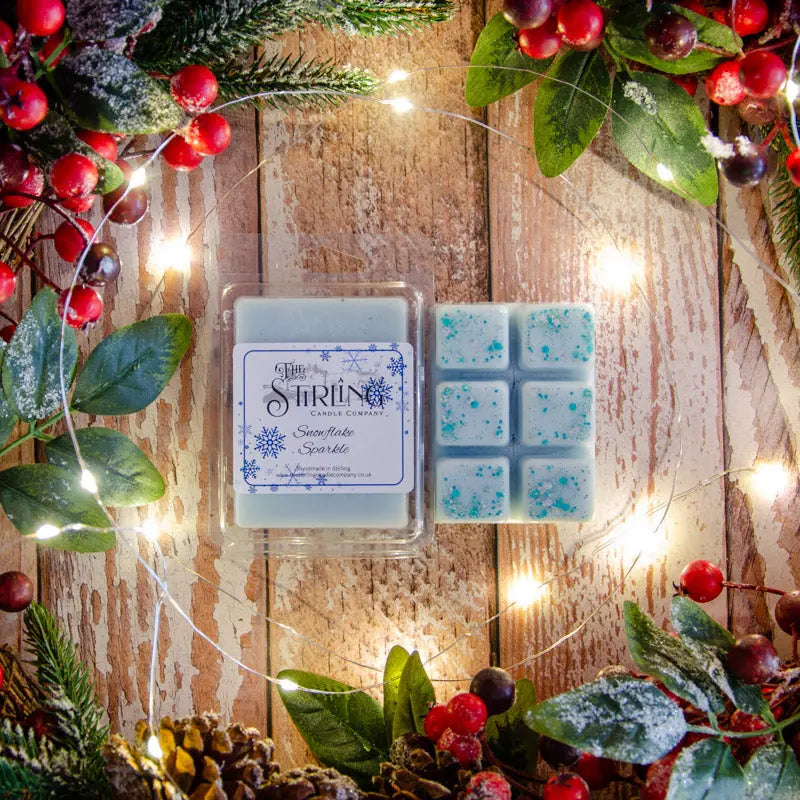 Snowflake Sparkle – Wax Melt Clamshell