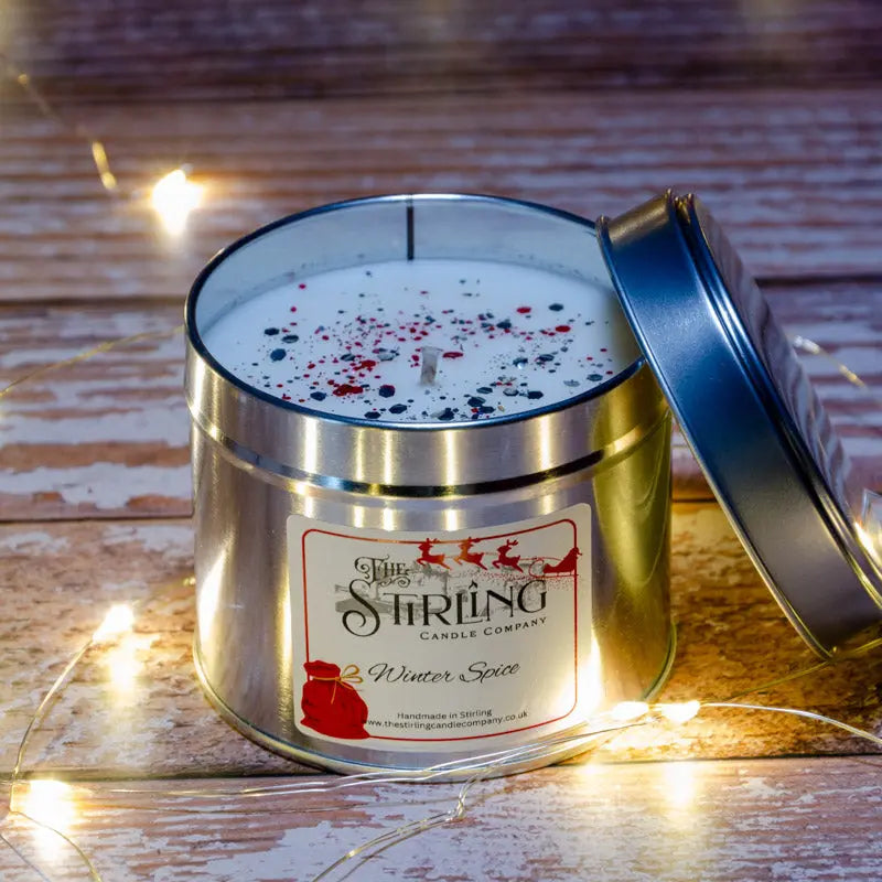 Winter Spice – Travel Tin Candle – Cotton Wick