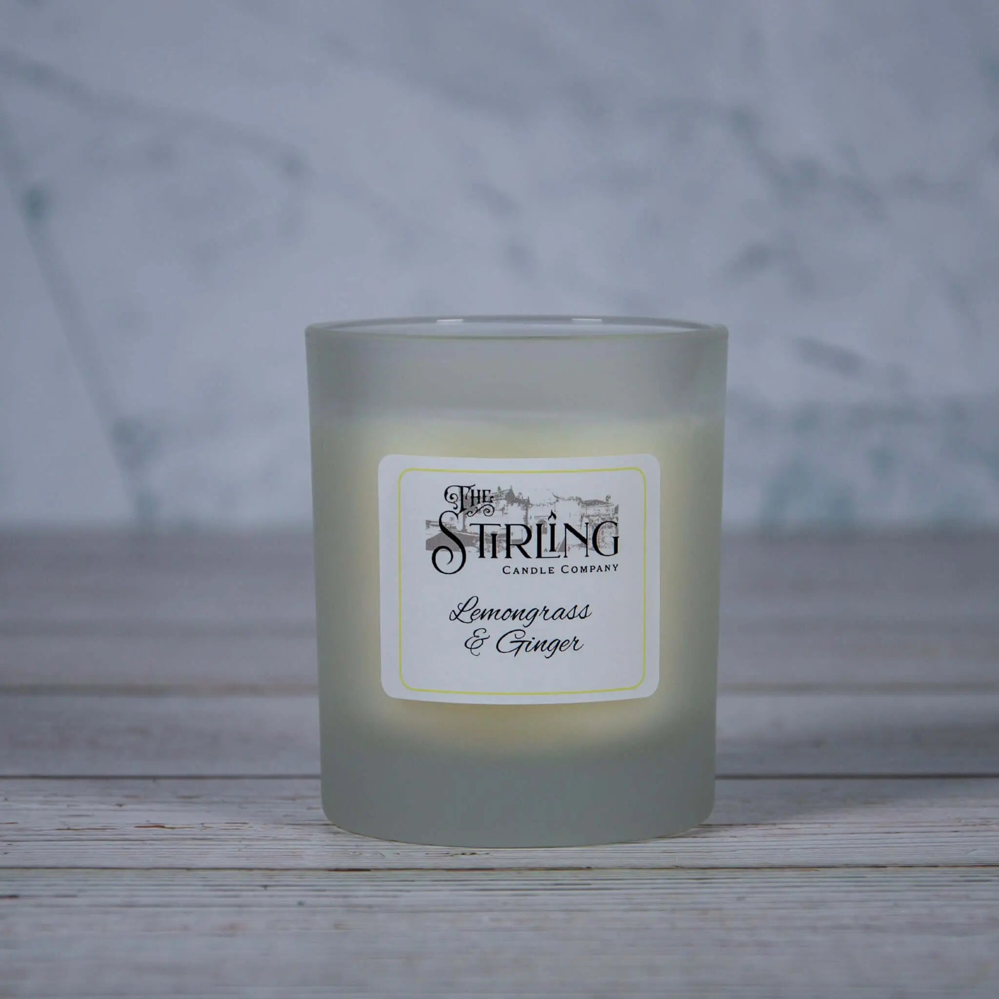 Lemongrass & Ginger – Medium Candle The Stirling Candle Company