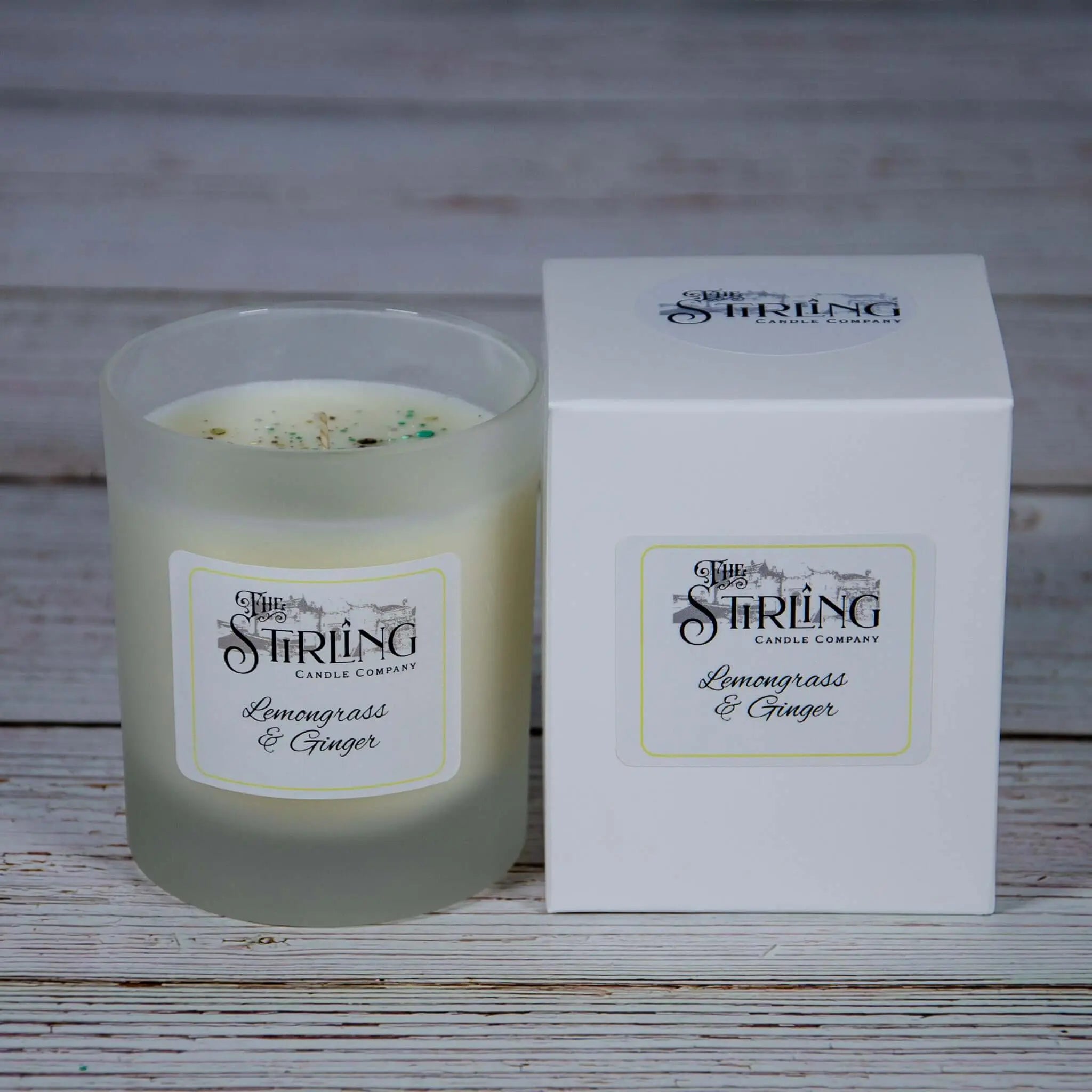 Lemongrass & Ginger – Medium Candle The Stirling Candle Company