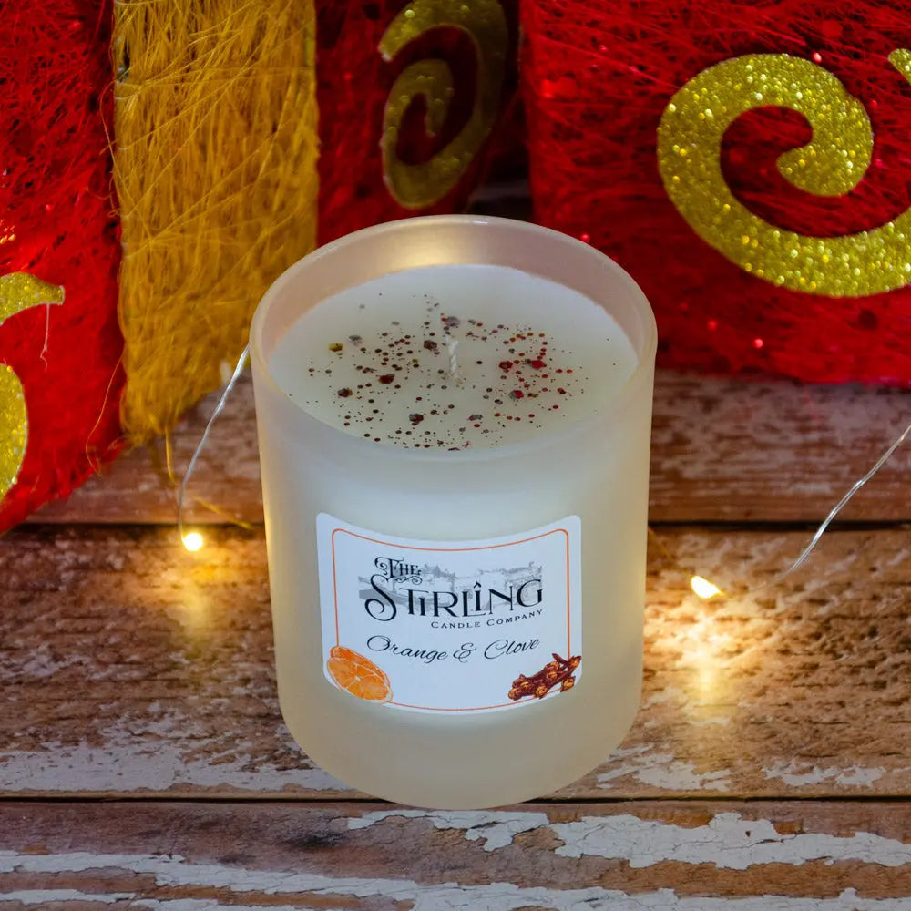 Orange & Clove – Medium Candle The Stirling Candle Company