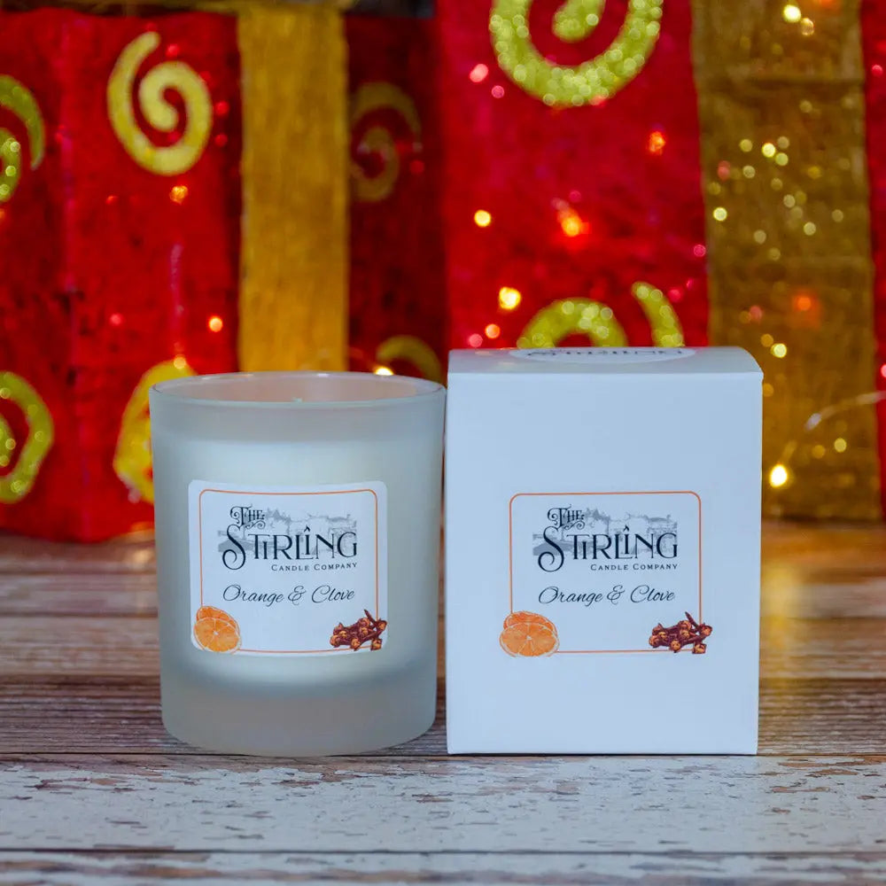 Orange & Clove – Medium Candle The Stirling Candle Company