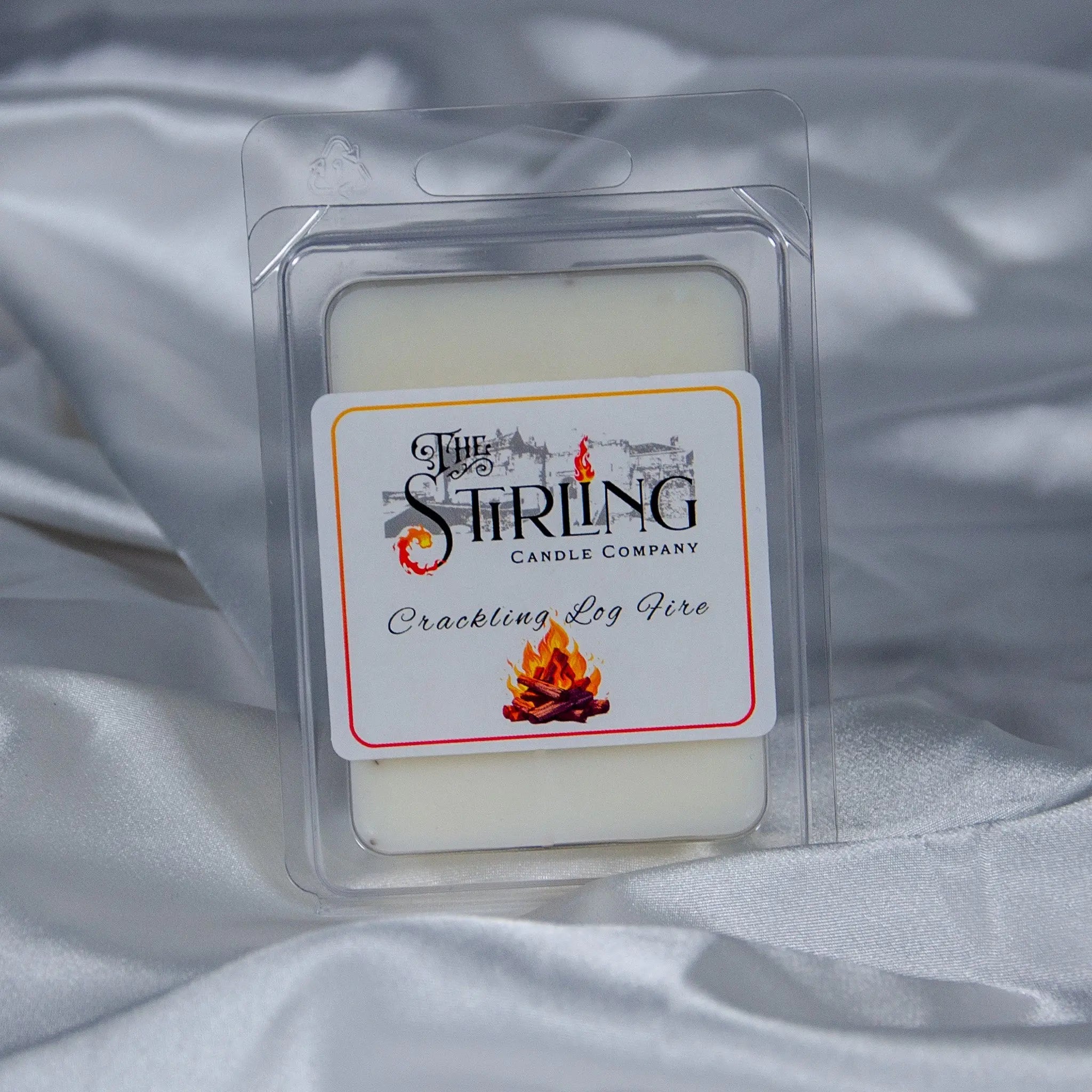 Crackling Log Fire – Wax Melt Clamshell