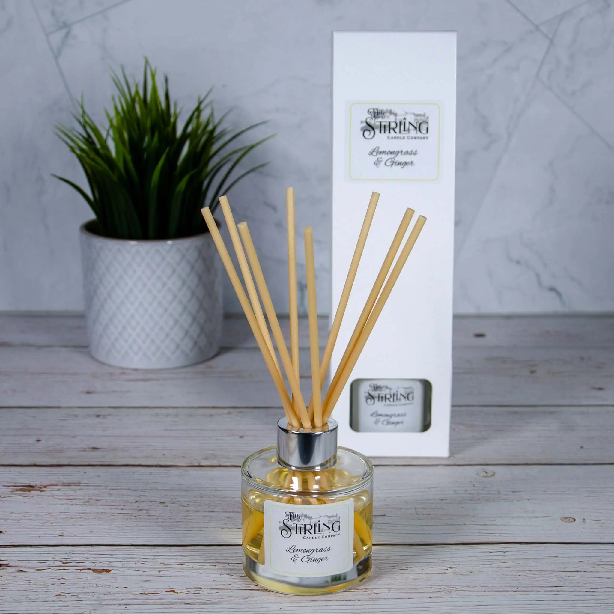 Lemongrass & Ginger – Diffuser 100ml The Stirling Candle Company