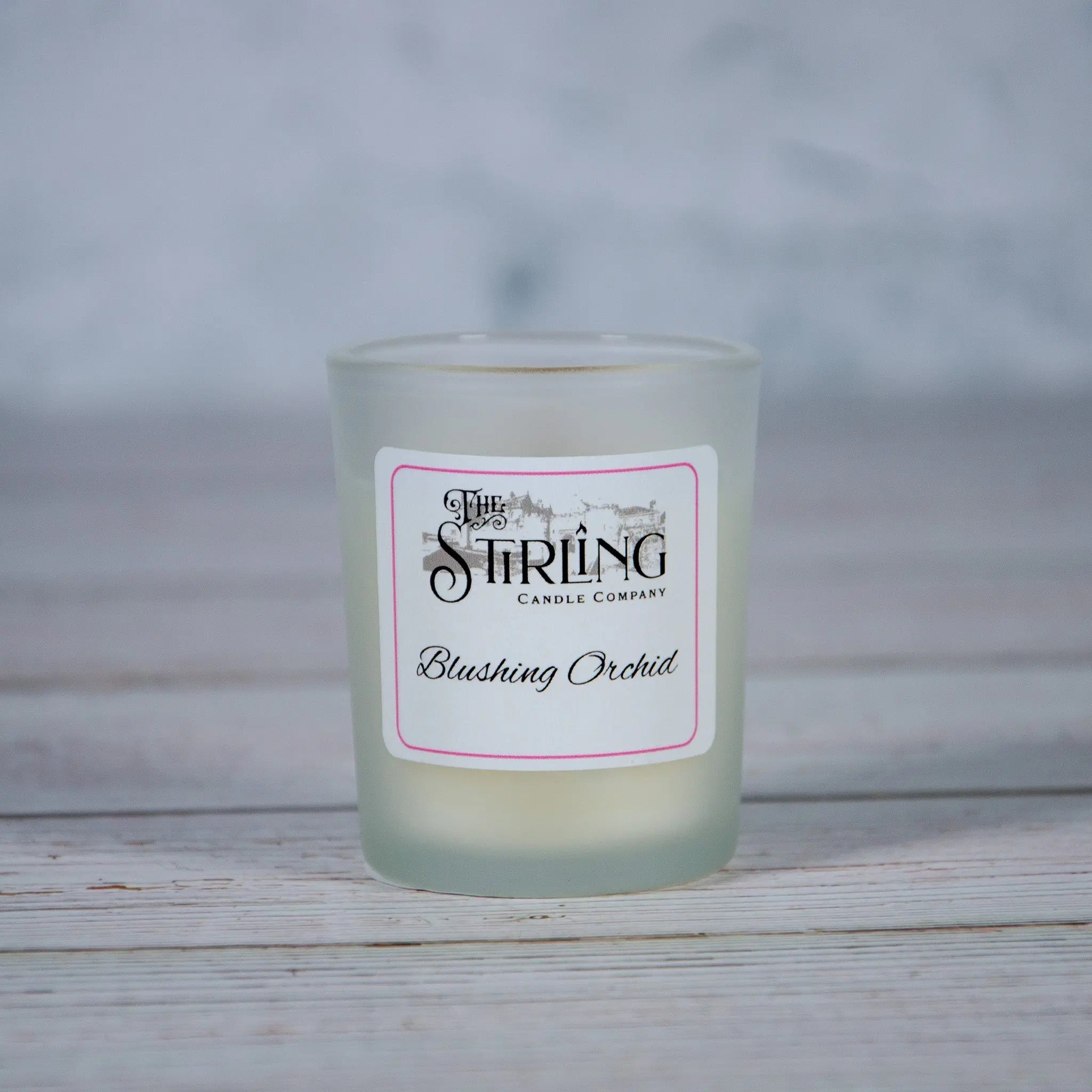 Blushing Orchid – Small Candle