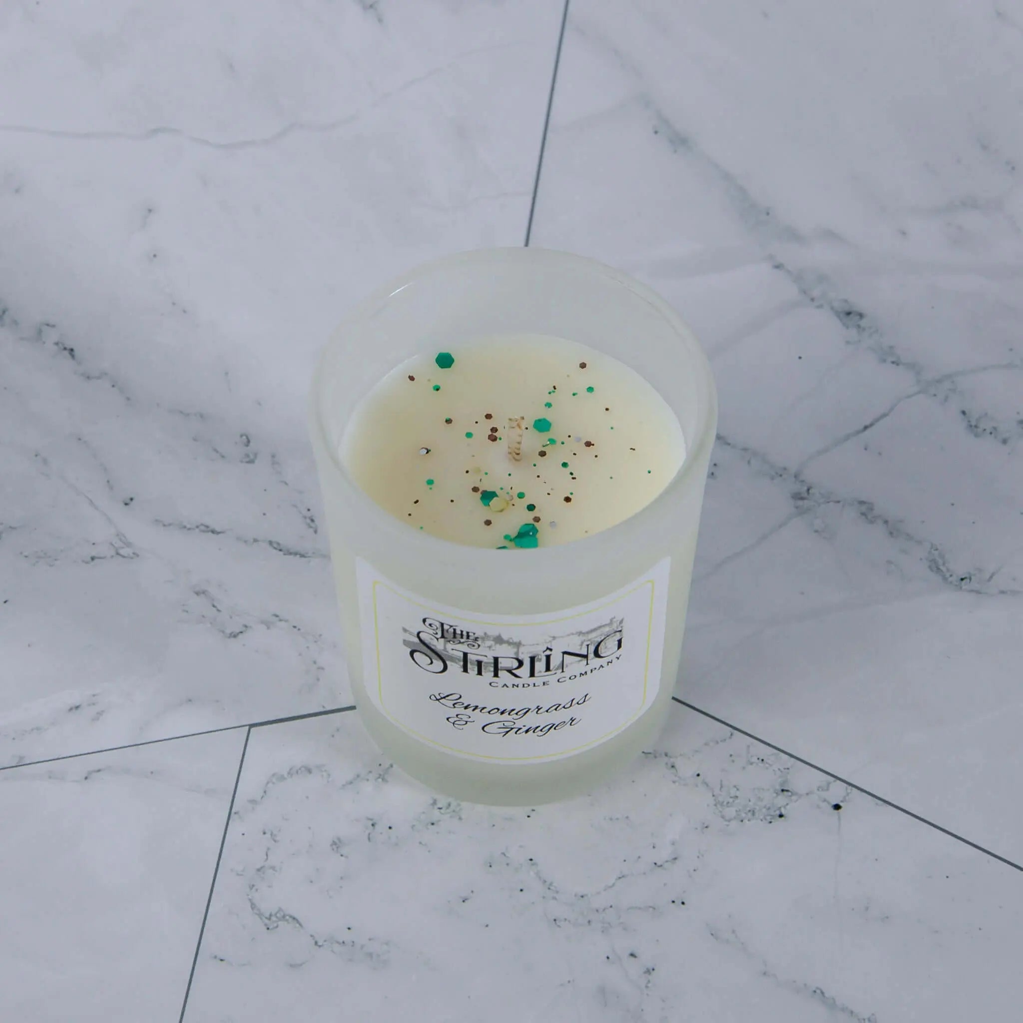 Lemongrass & Ginger – Small Candle The Stirling Candle Company