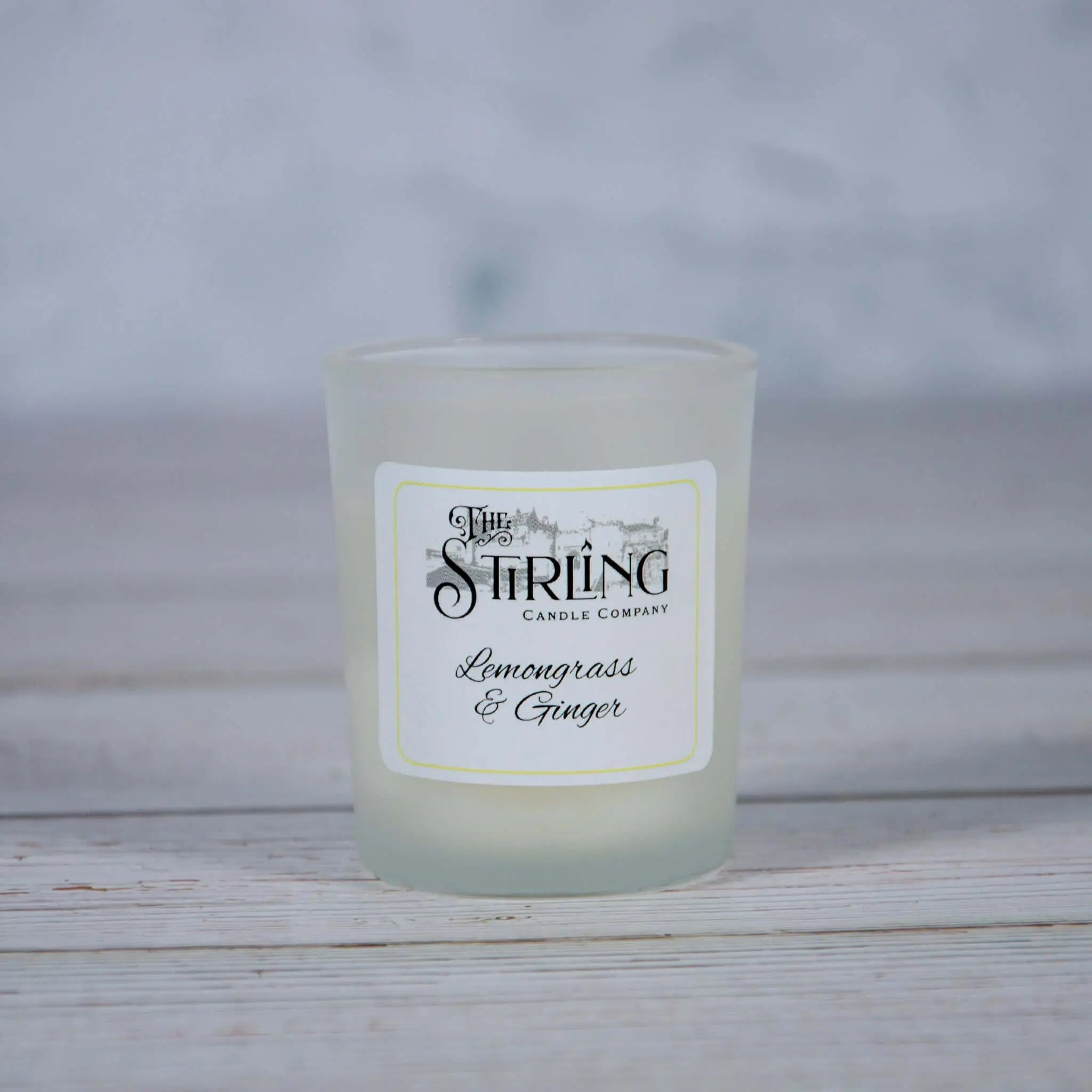 Lemongrass & Ginger – Small Candle The Stirling Candle Company
