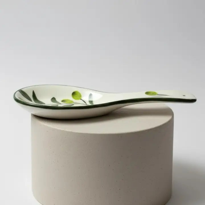 Ceramic Olive Spoon Rest