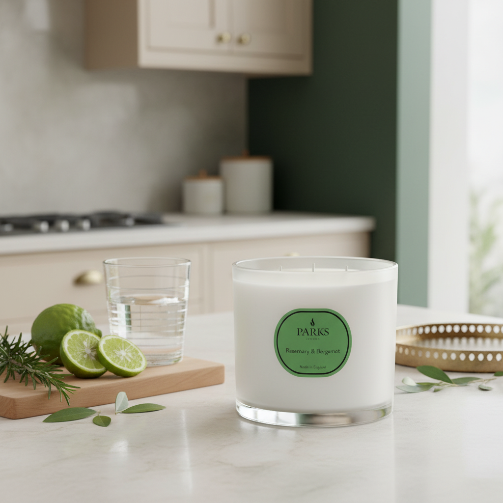 Rosemary & Bergamot 3 Wick Candle