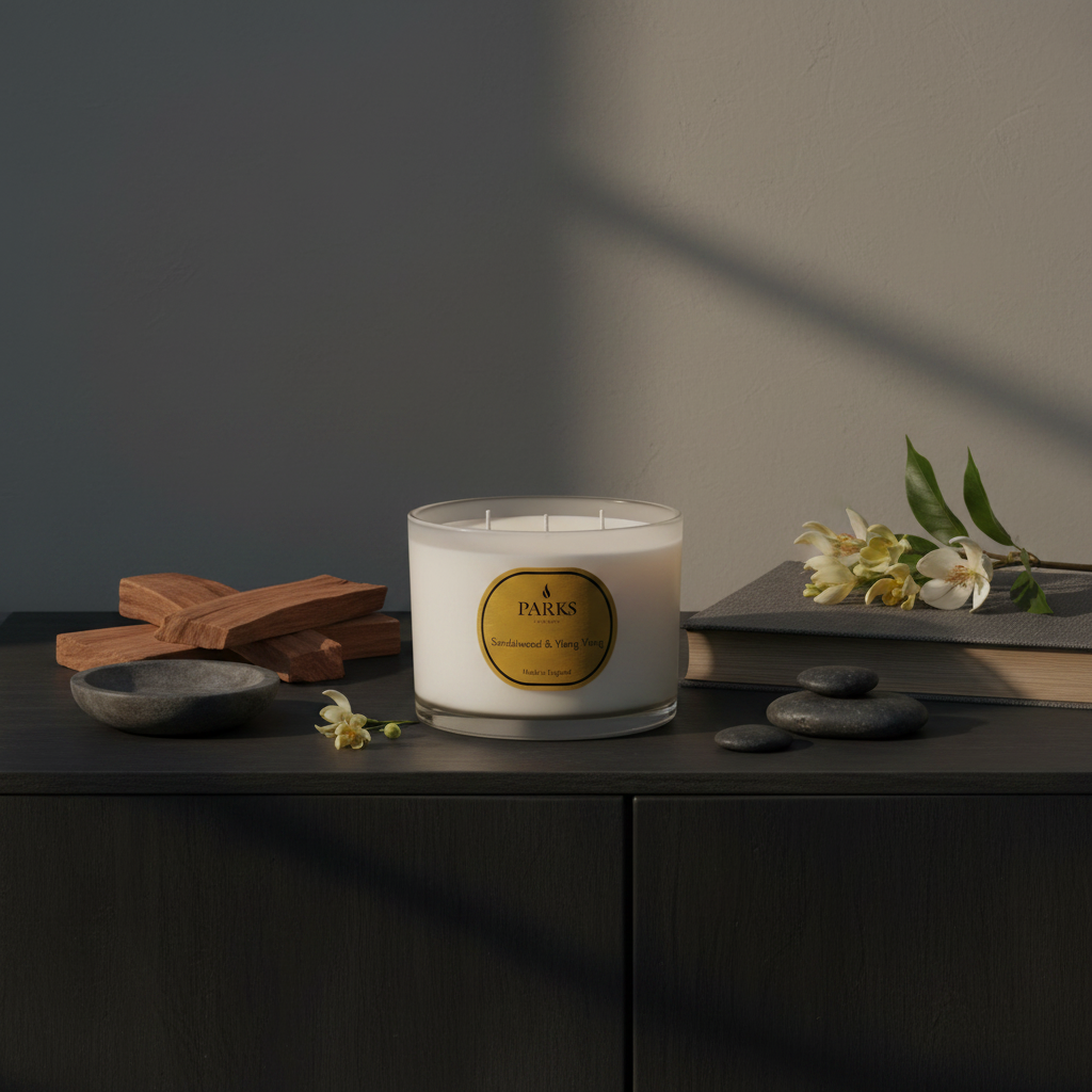 Sandalwood & Ylang Ylang 3 Wick Candle
