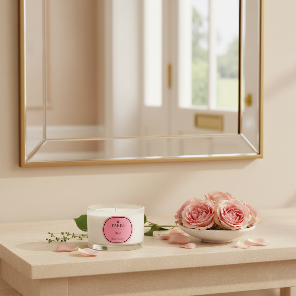 Rose Travel Candle