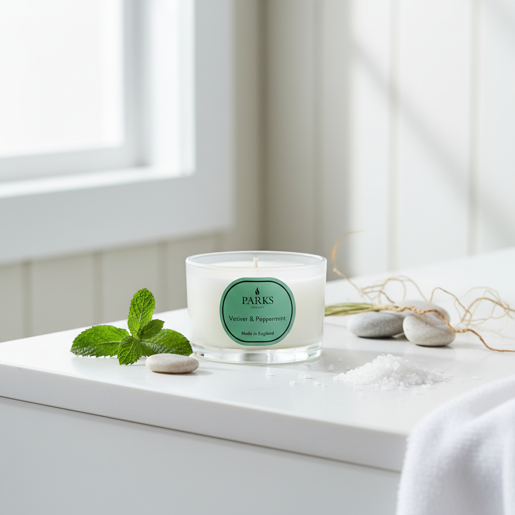 Vetiver and Peppermint Travel Candle