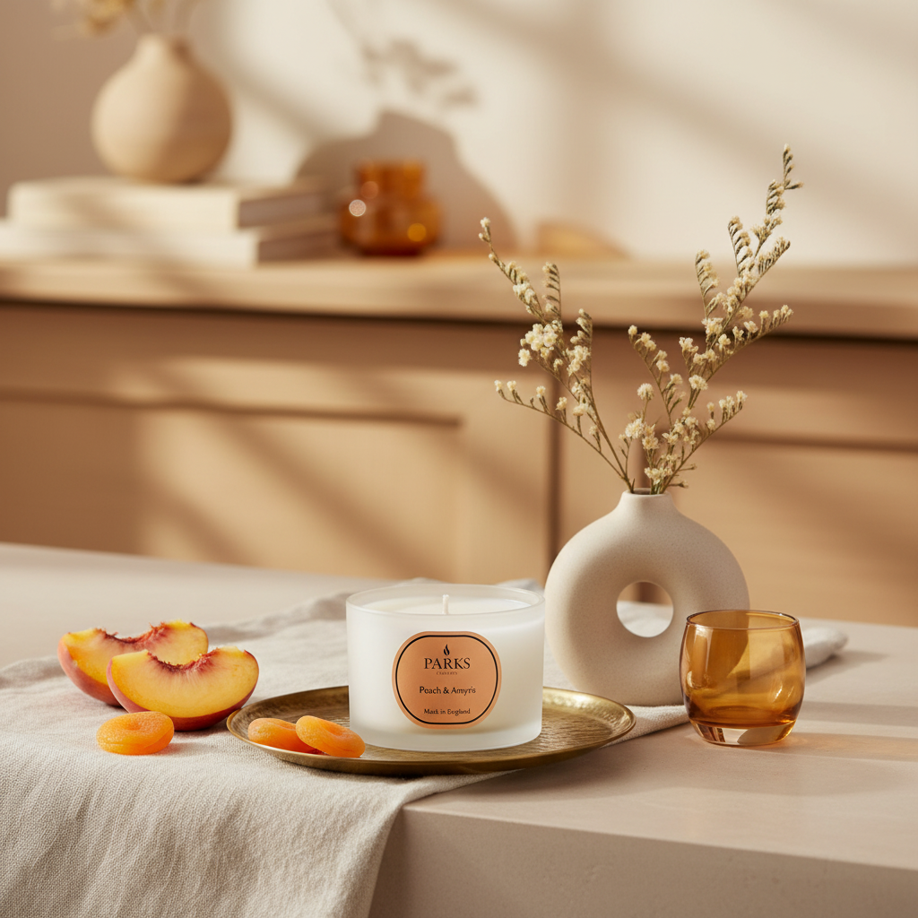 Peach & Amyris Travel Candle