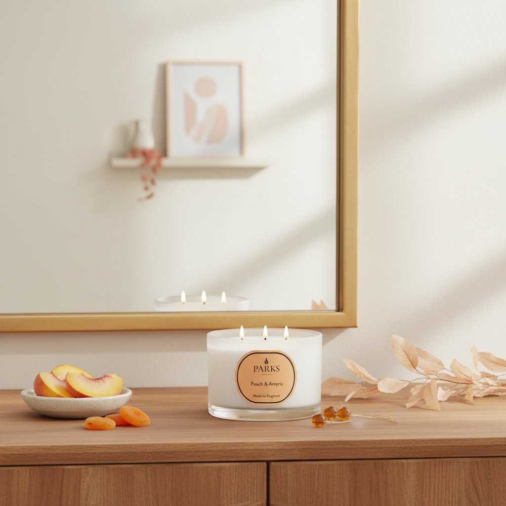 Peach & Amyris Travel Candle