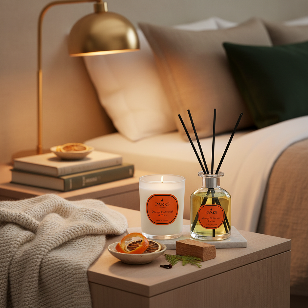 Orange, Cedarwood & Clove Candle & Reed Diffuser — 180g