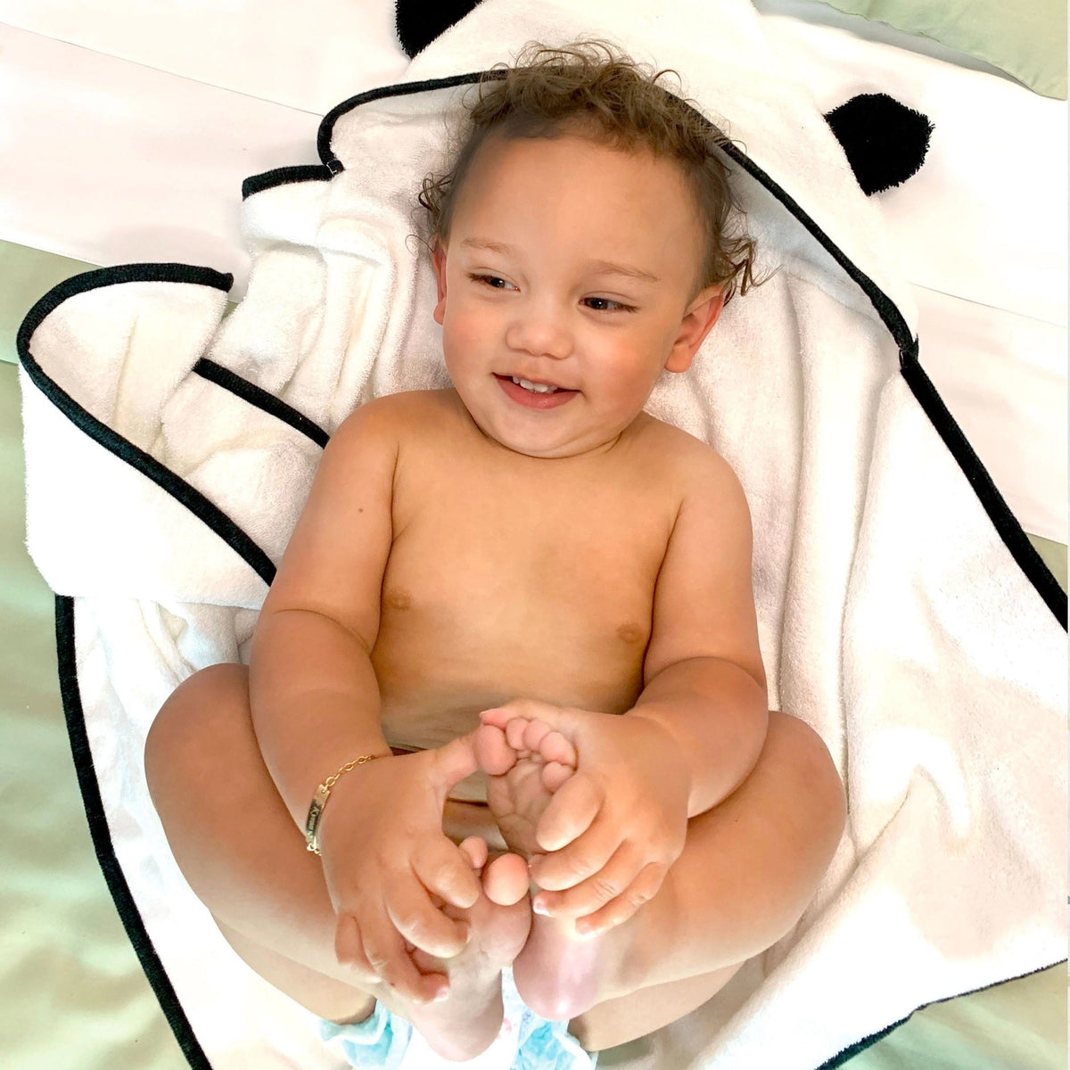 Bamboo Panda Baby Bath Essentials (Set of 8)