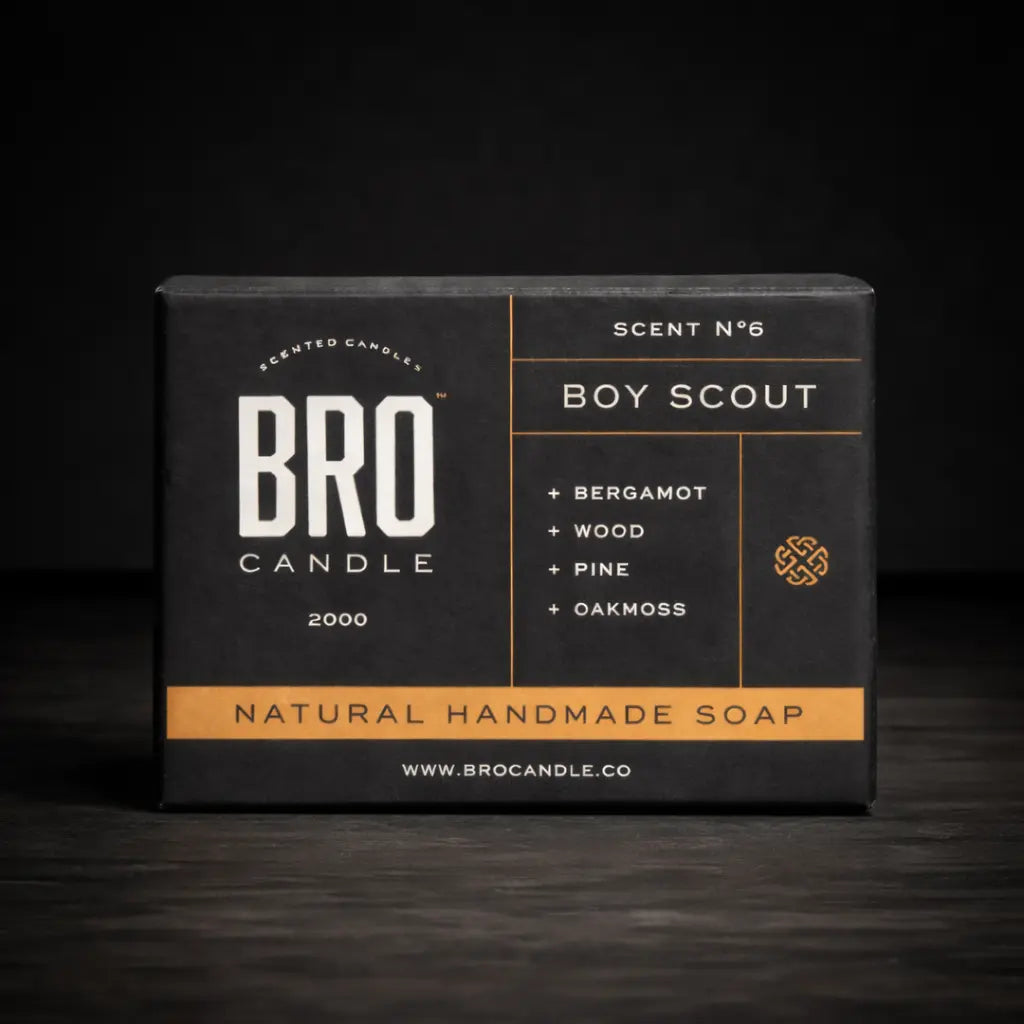 The Boy Scout Soap Bro Candle
