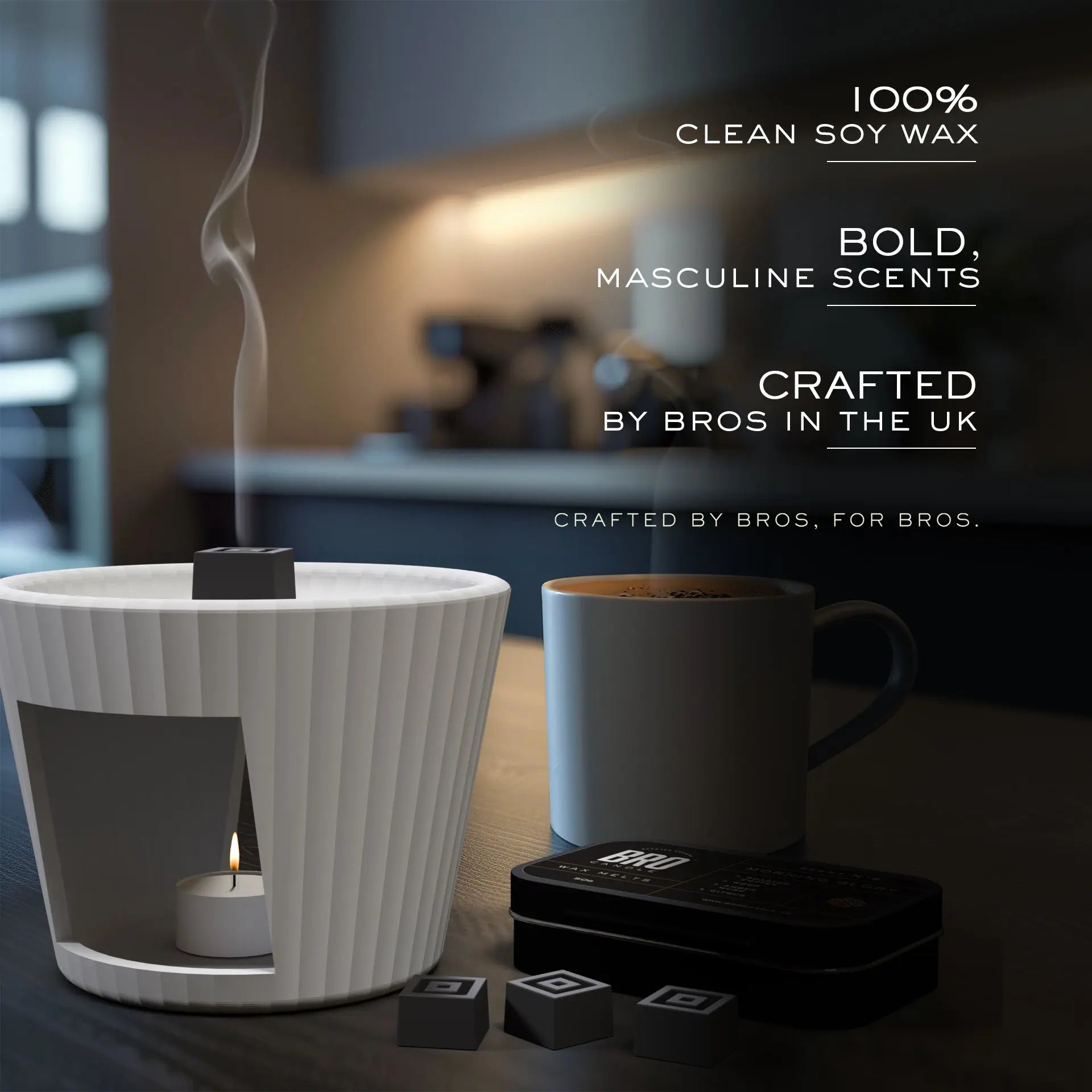 Morning Glory Wax Melts Bro Candle