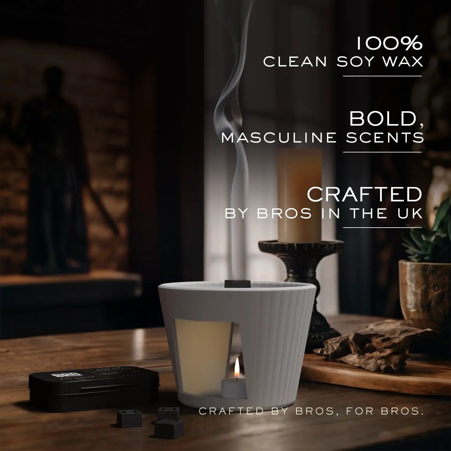 Gladiator Wax Melts Bro Candle