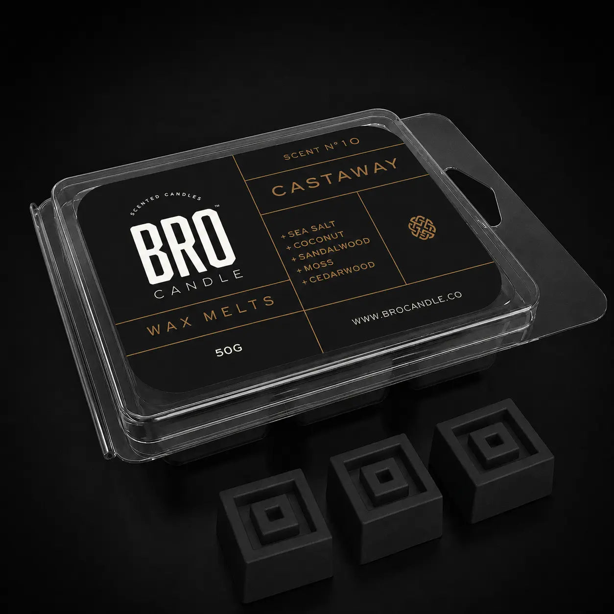 Castaway Wax Melts Bro Candle