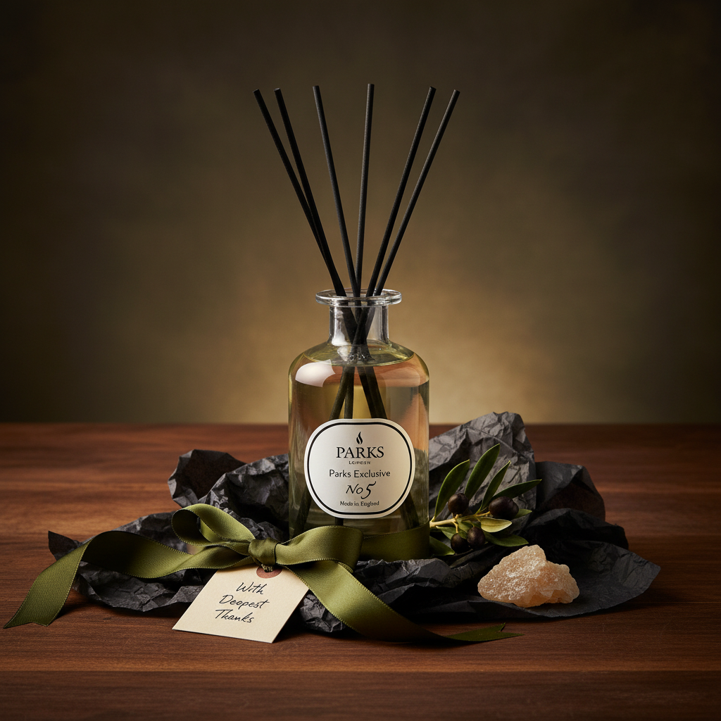 No. 5 - Black Olive & Frankincense Reed Diffuser — 220ml