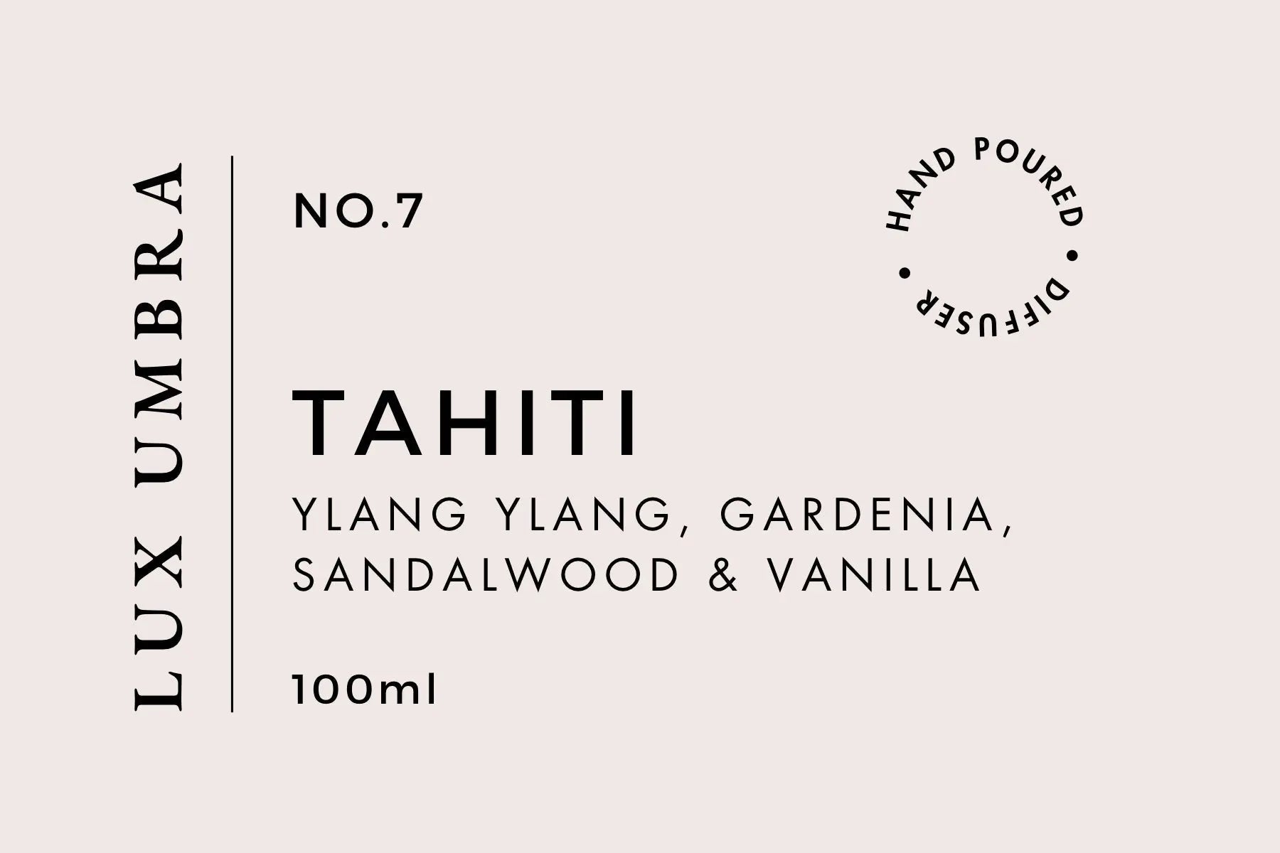 • TAHITI SUN • exotic & fragrant Lux Umbra