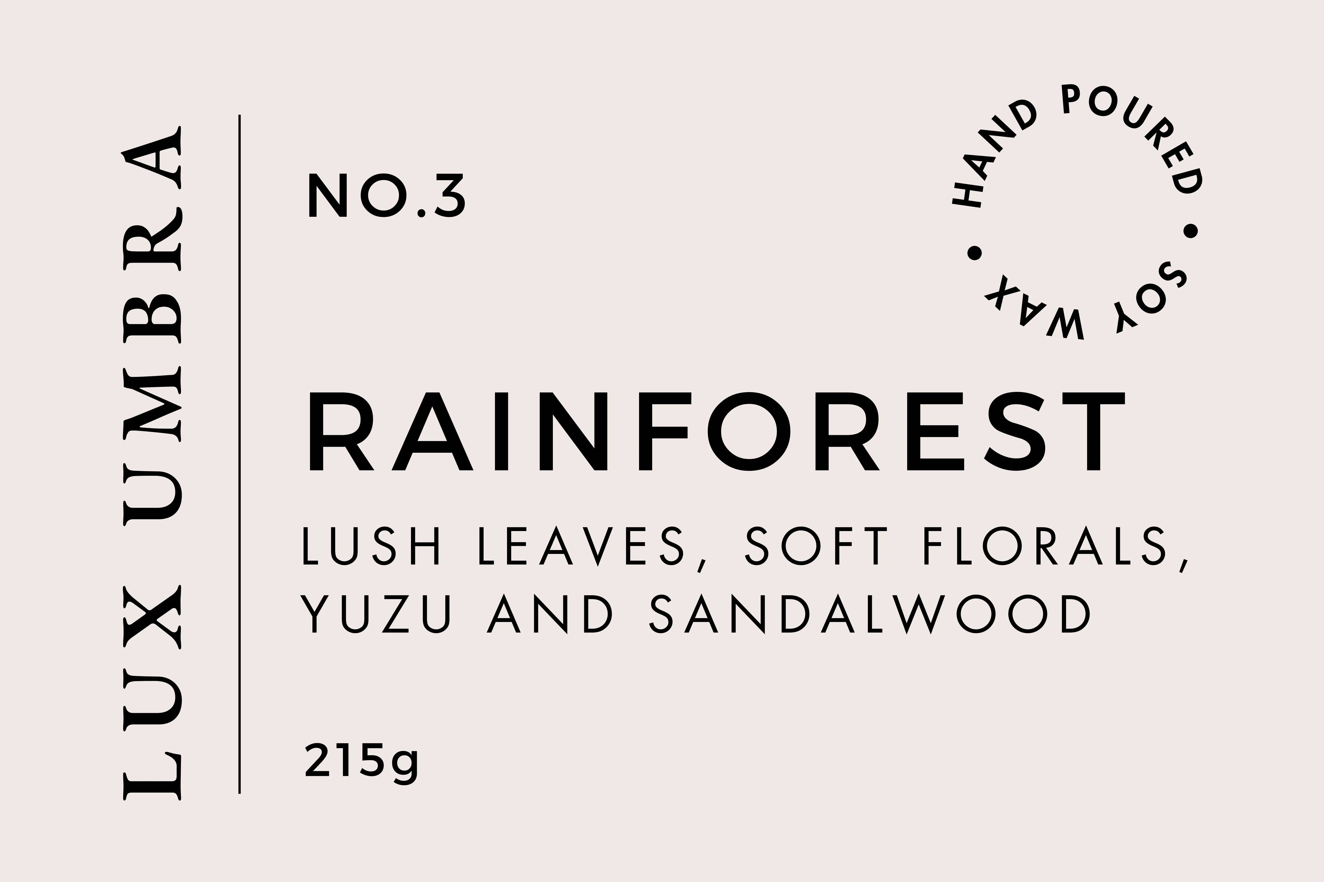 • RAINFOREST • botanical & vibrant Lux Umbra