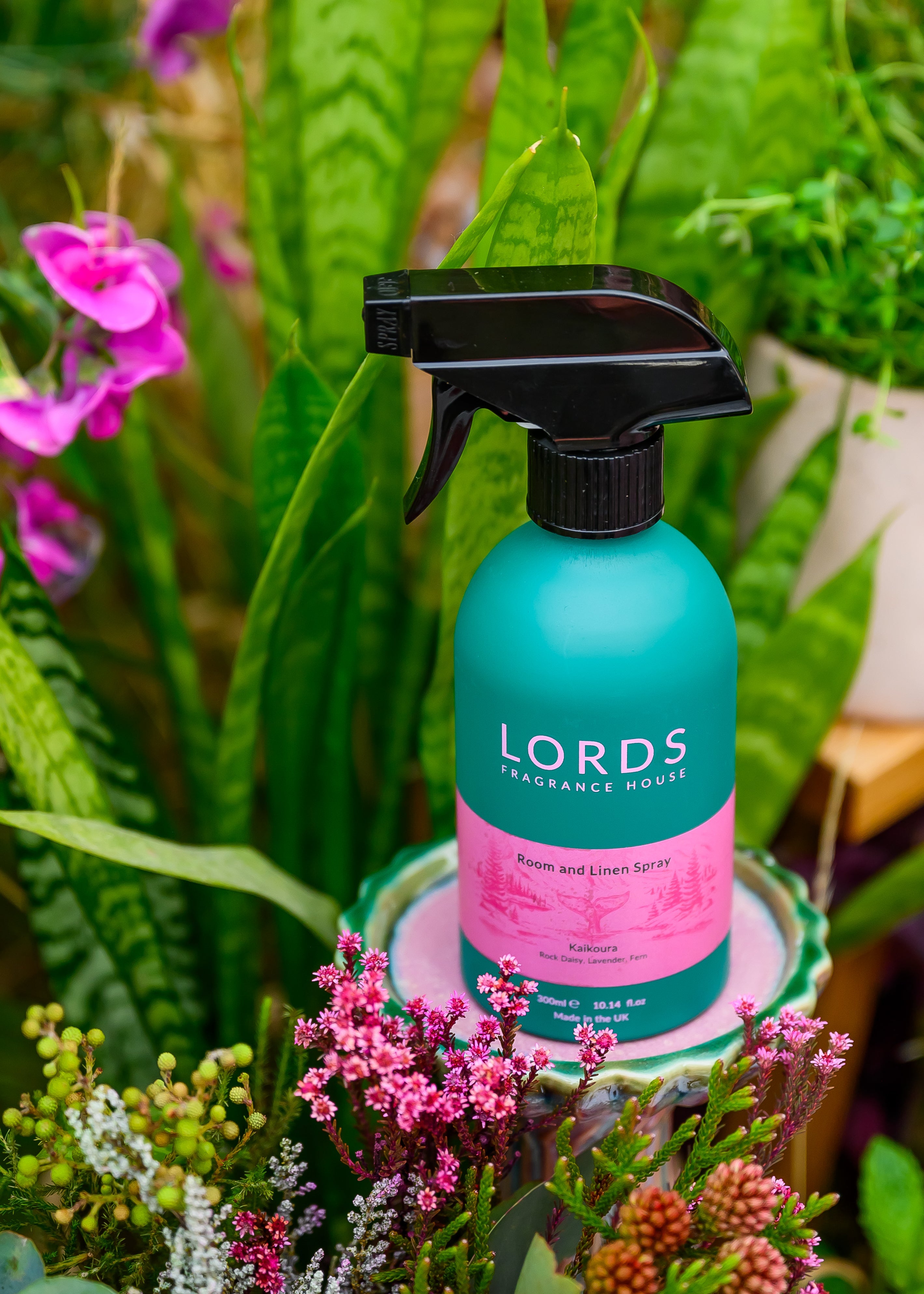 Green Aluminium Room & Linen Spray