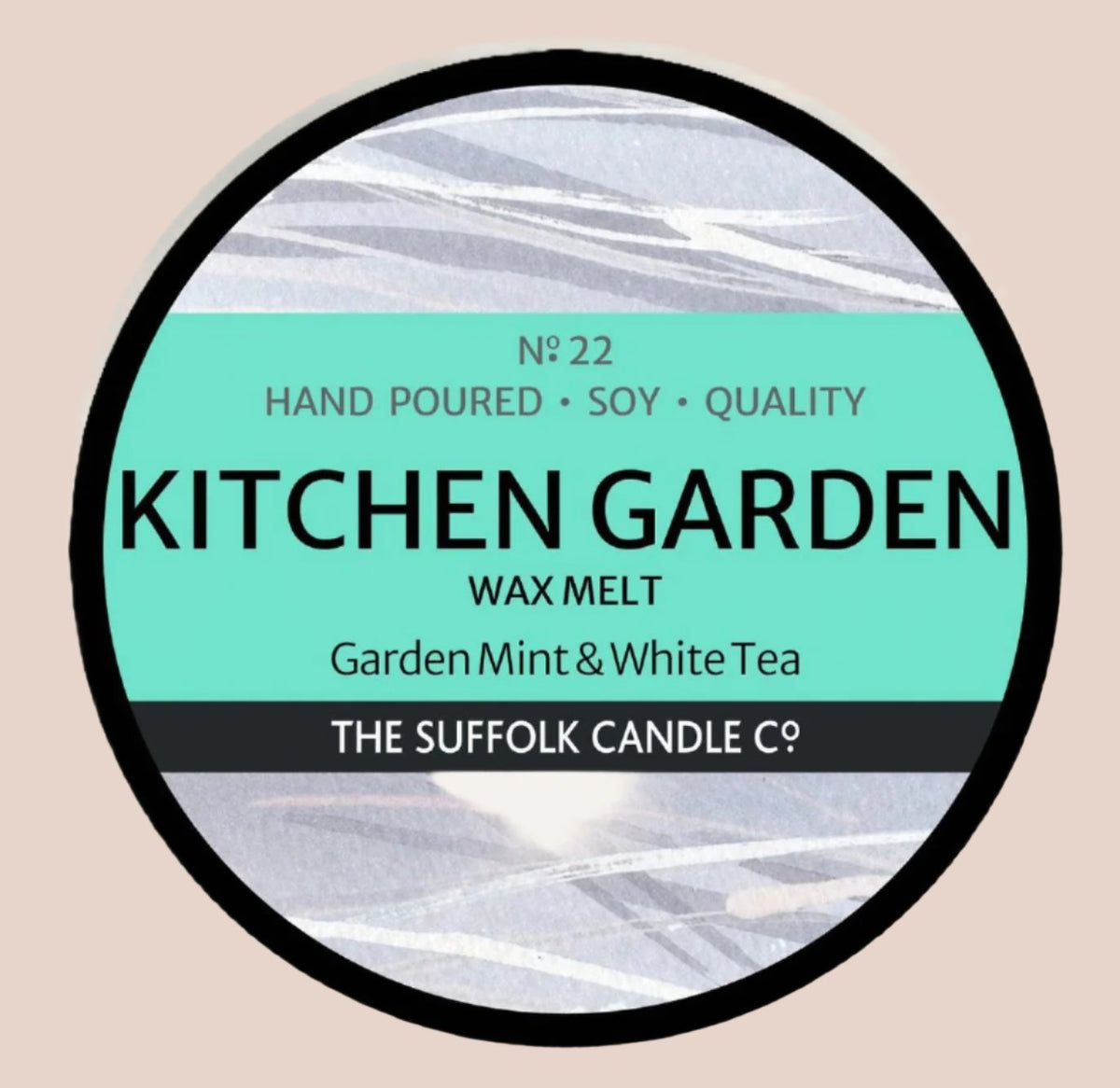 KITCHEN GARDEN - Garden Mint and White Tea - handmade wax melt - 50g