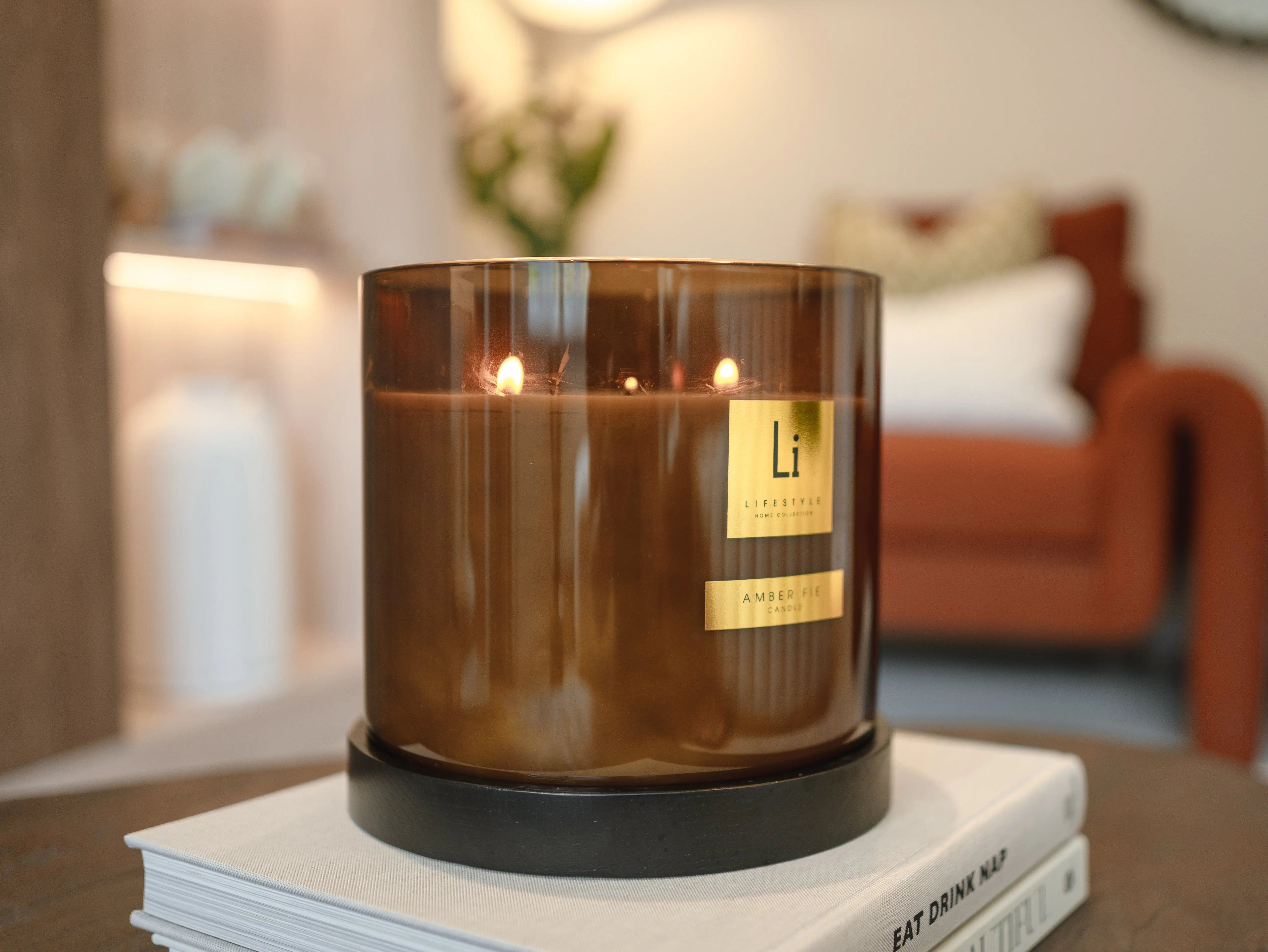 Luxury XXL Candle - Amber Fie (5kg) Lifestyle Home Collection