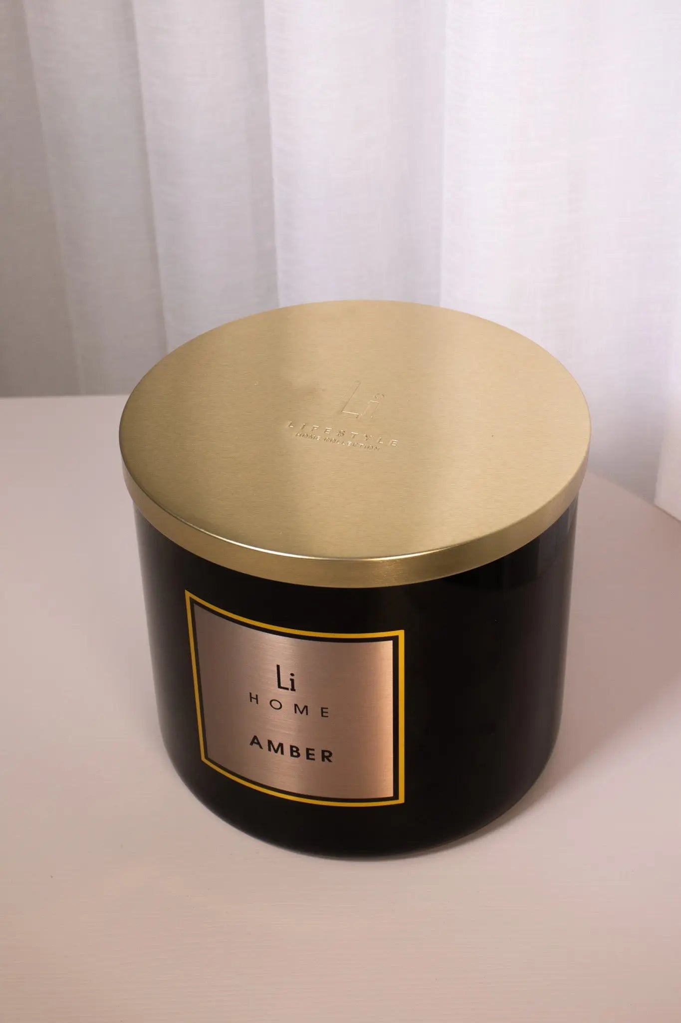 Amber - 3 Wick Luxury Candle 1kg Lifestyle Home Collection