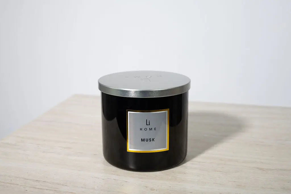Musk - 3 Wick Luxury Candle 1kg Lifestyle Home Collection