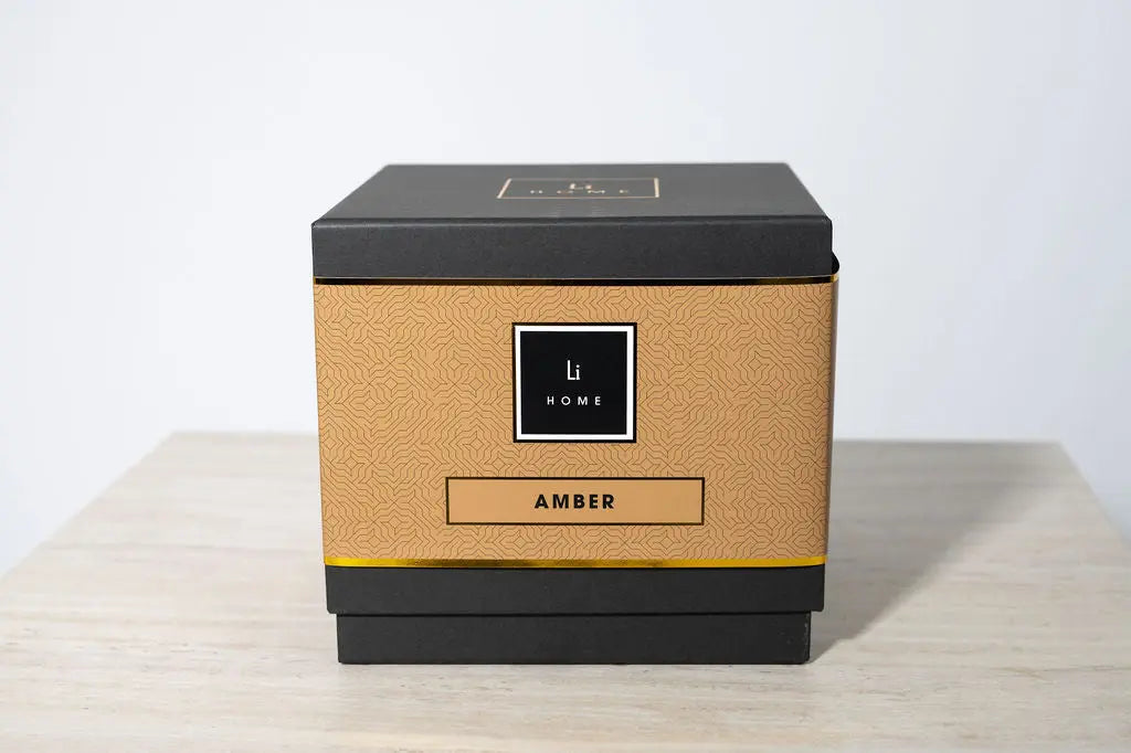 Amber - 3 Wick Luxury Candle 1kg Lifestyle Home Collection