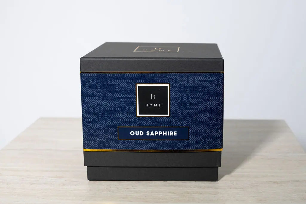 Oud Sapphire - 3 Wick Luxury Candle 1kg Lifestyle Home Collection