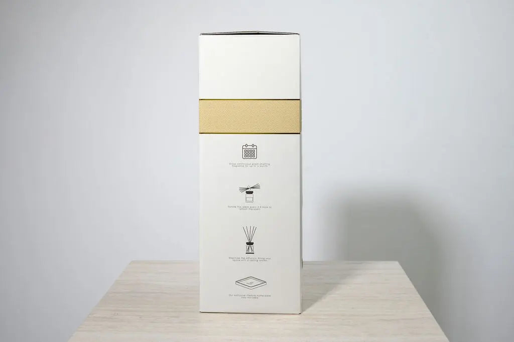 ROSA BLANCO WHITE SQUARE REED DIFFUSER Lifestyle Home Collection