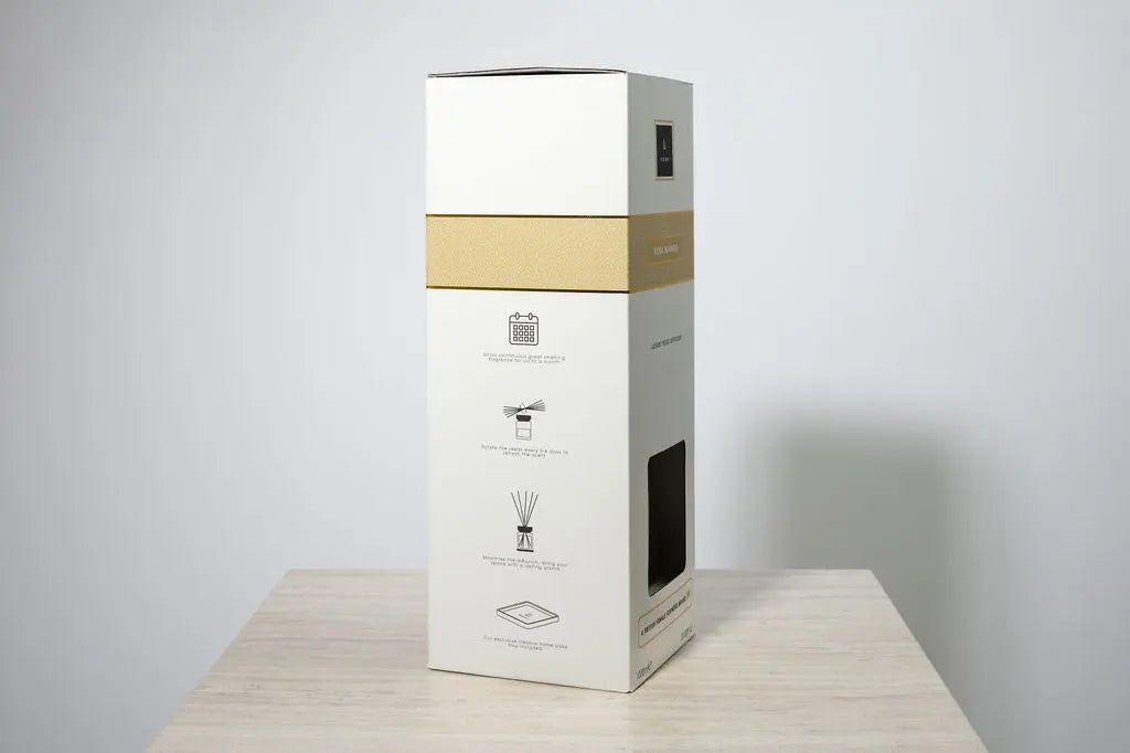 ROSA BLANCO WHITE SQUARE REED DIFFUSER Lifestyle Home Collection
