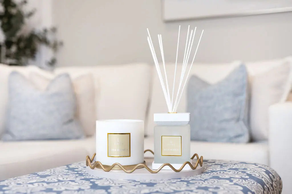 Rosa Blanco - 3 Wick Luxury Candle 1kg Lifestyle Home Collection