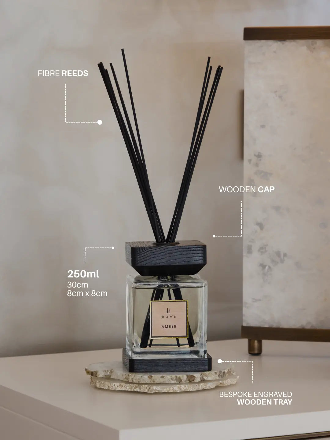 Luxury Square Diffuser - Musk Lifestyle Home Collection