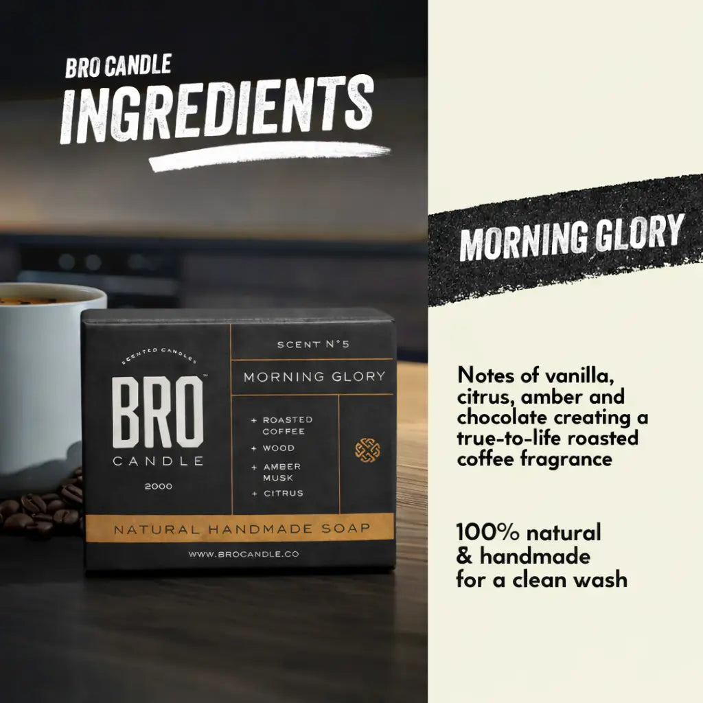 The Morning Glory Soap Bro Candle