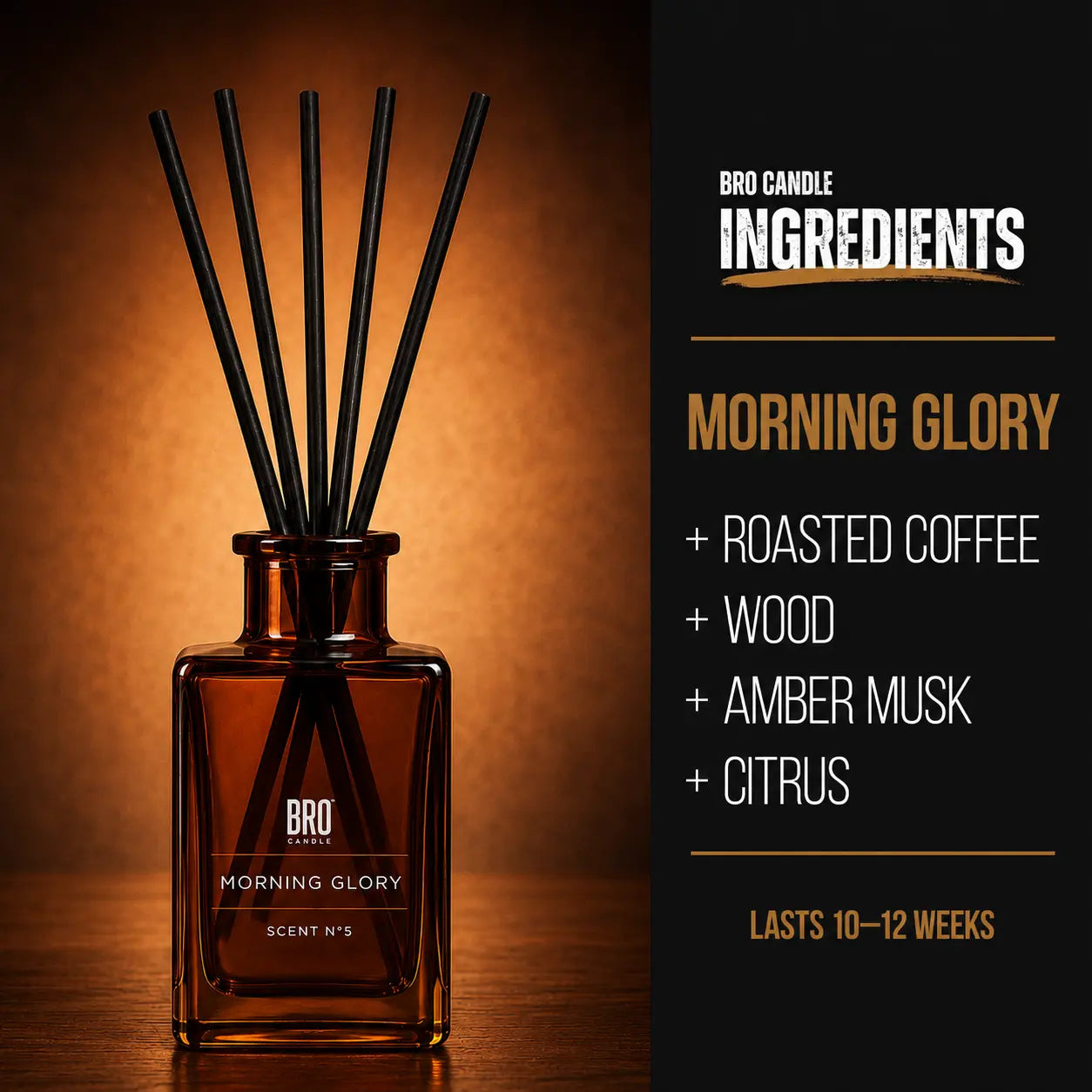 Morning Glory Reed Diffuser Bro Candle