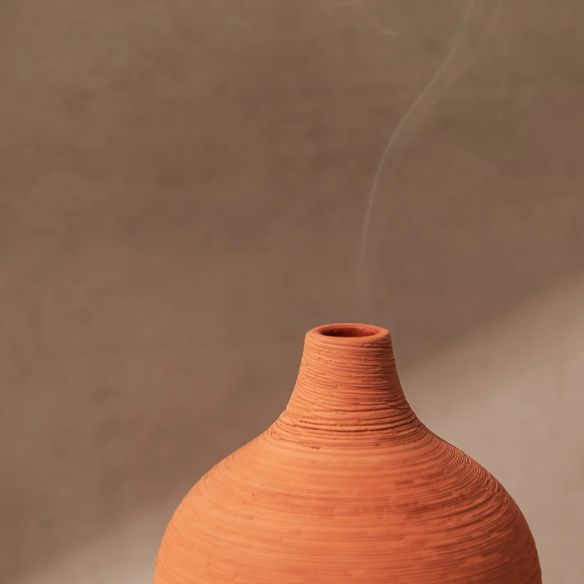 Moroccan Textured Terracotta Ceramic Candle