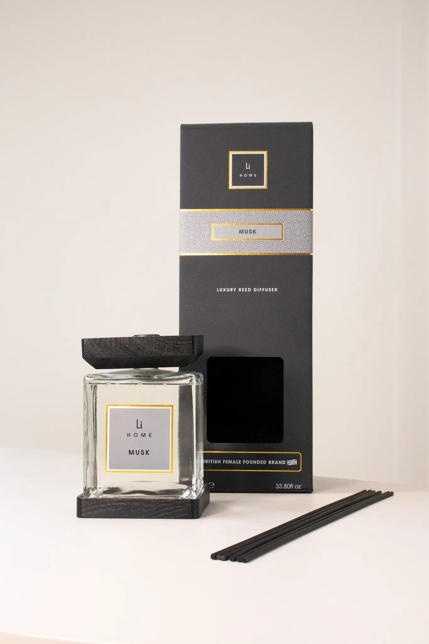 Luxury Square Diffuser - Musk Lifestyle Home Collection
