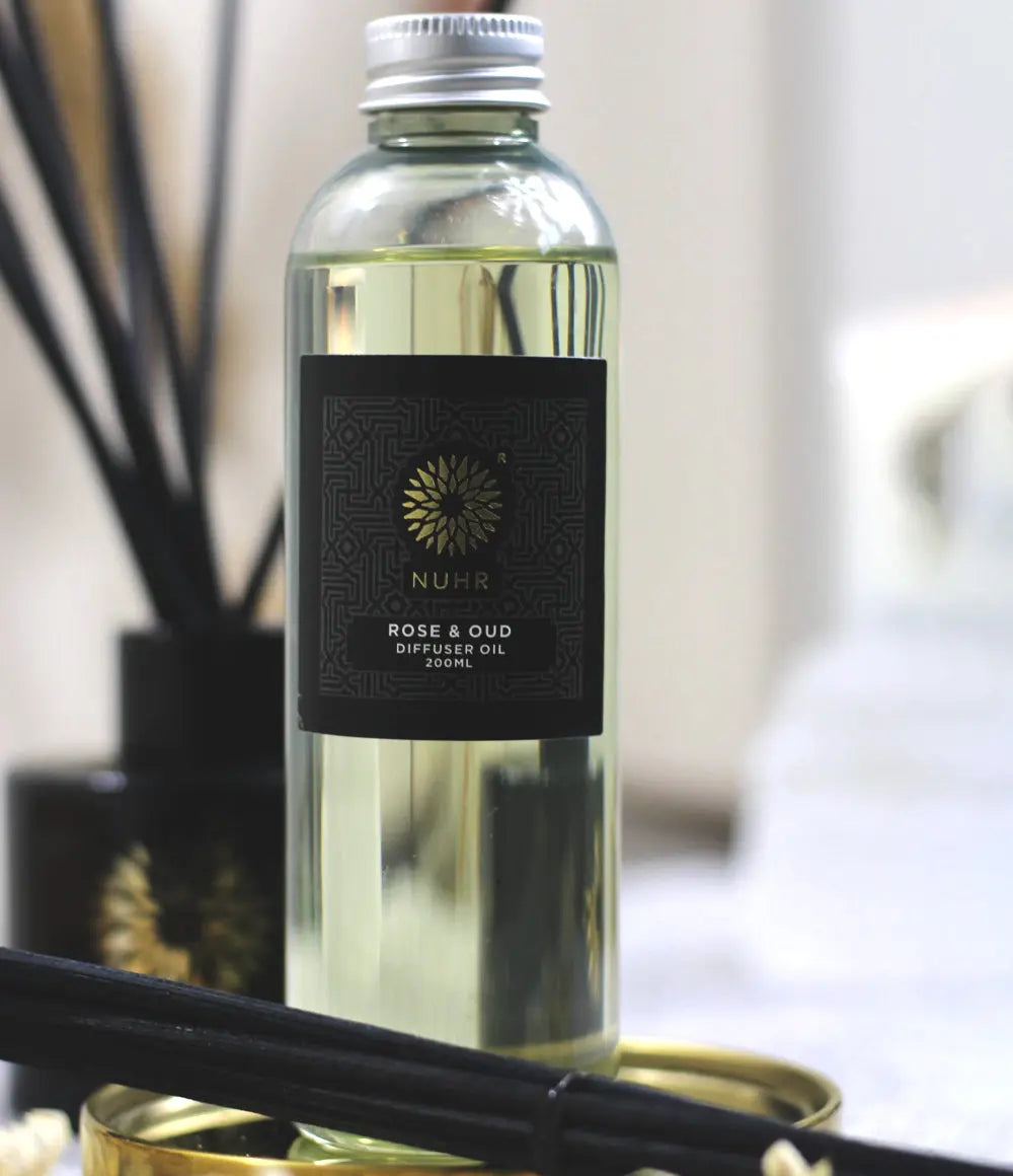 Rose & Oud Luxury Reed Diffuser Refill 200ml