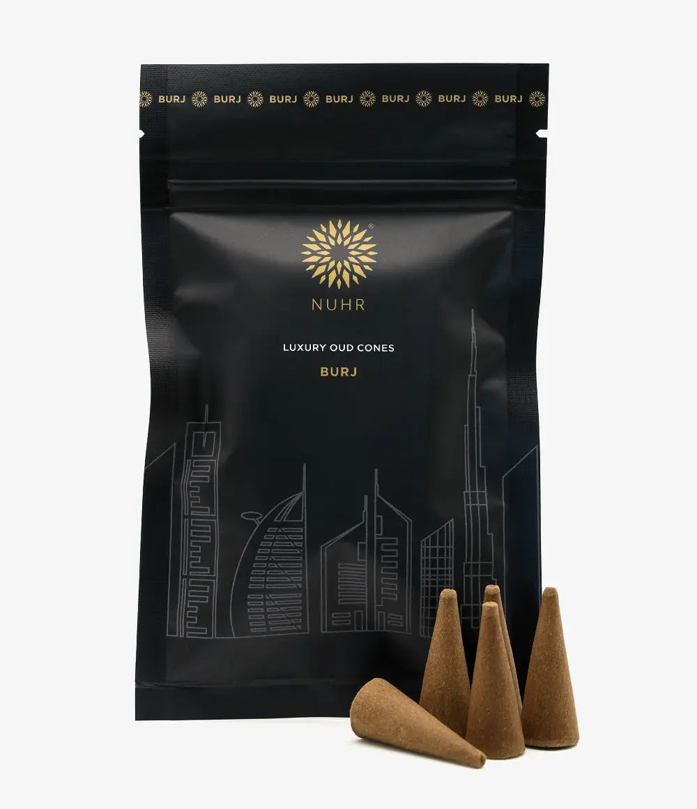 Incense Cones and Cone Burner Gift Set - Burj