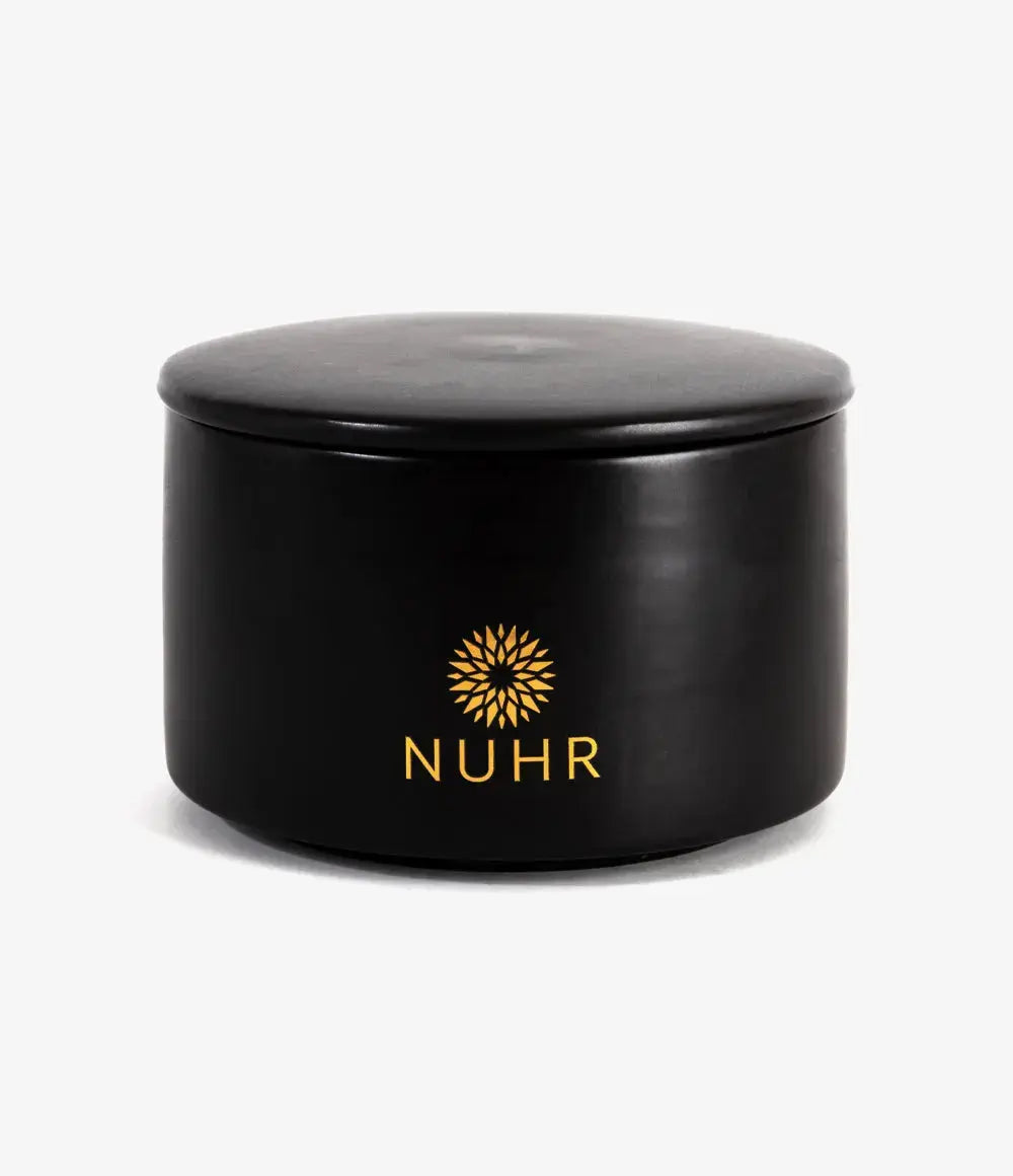 3 Wick Ceramic Candle - Burj in Black or White NUHR Home
