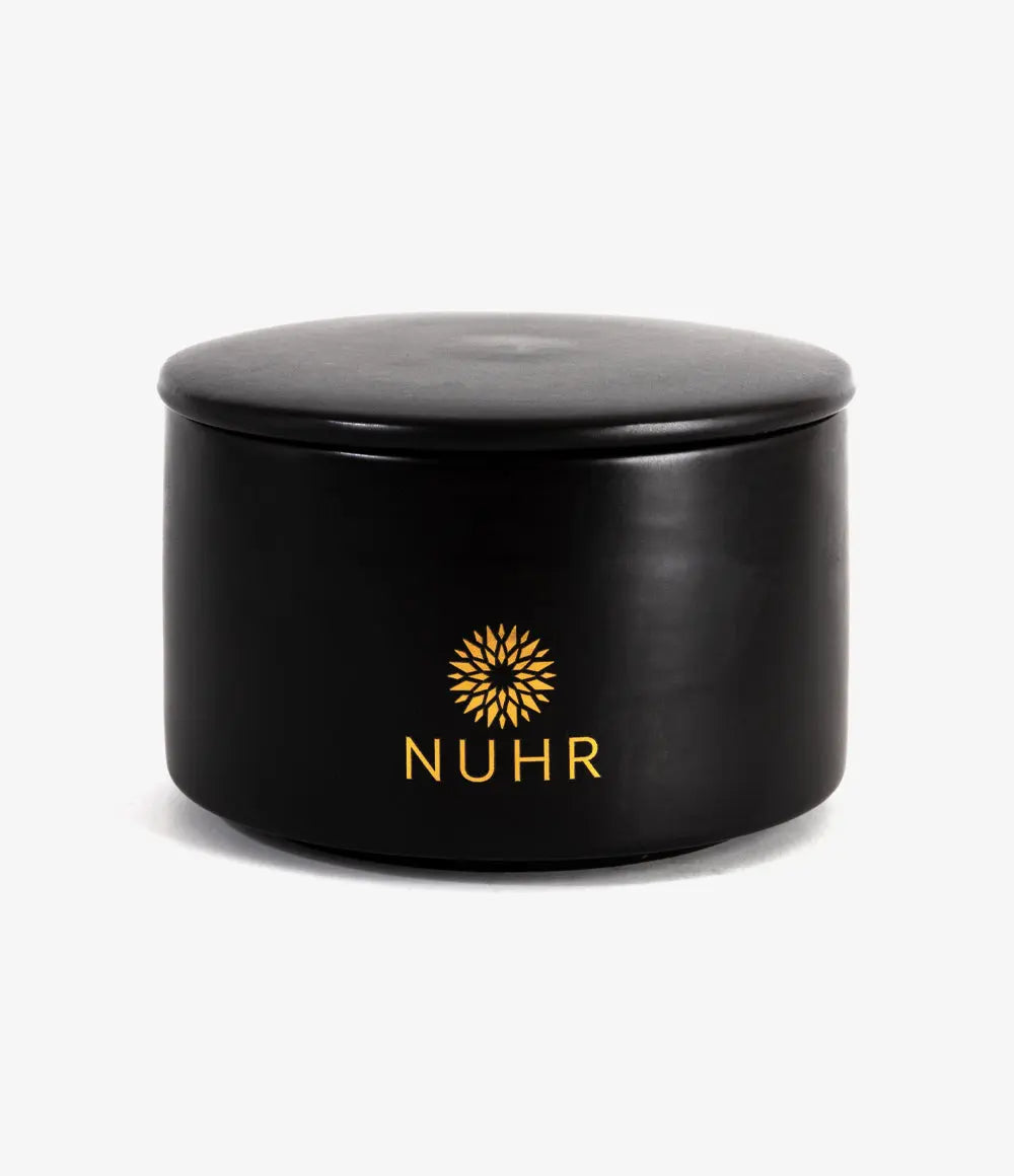 3 Wick Ceramic Candle - Miraj in Black or White Vessel NUHR Home